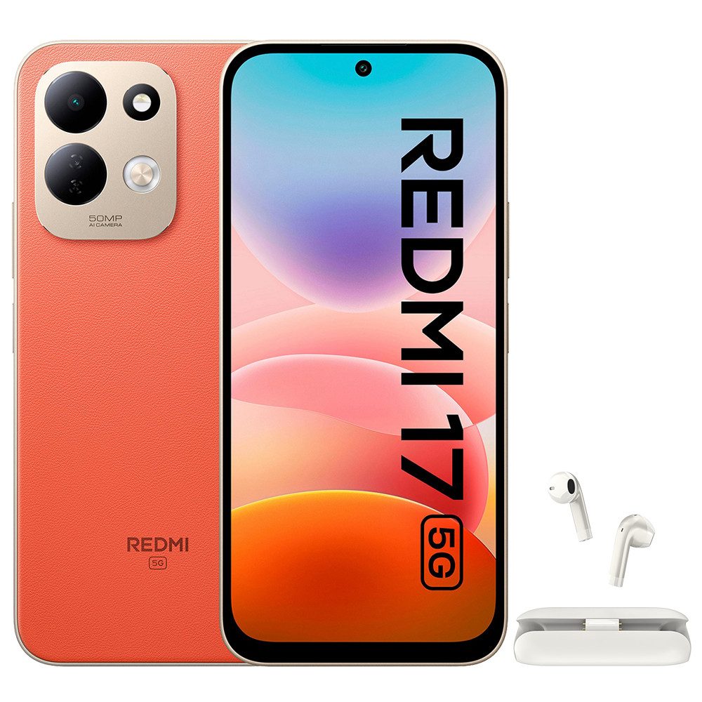 Xiaomi Redmi 17 5G 4+256GB Smartphone & Bluetooth Kopfhörer Handy (50 MP Kamera)