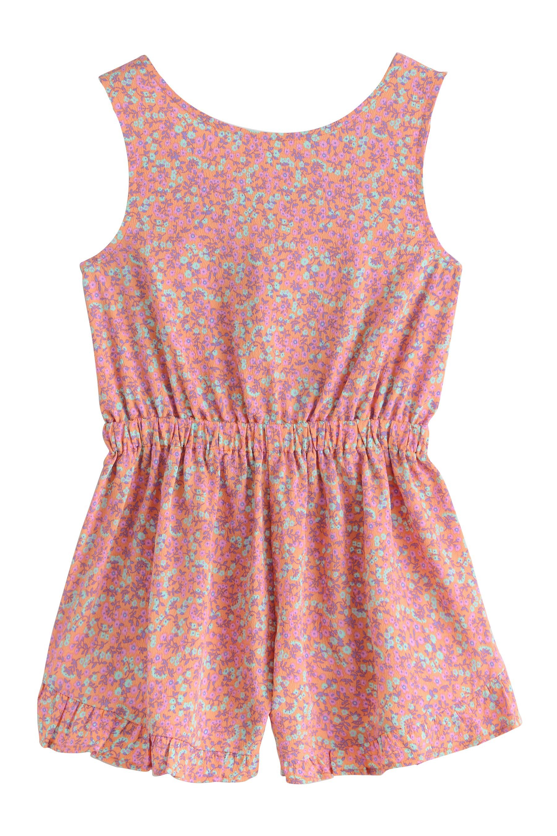 Next Playsuit Rückenfreier Playsuit mit Rüschensaum (1-tlg)