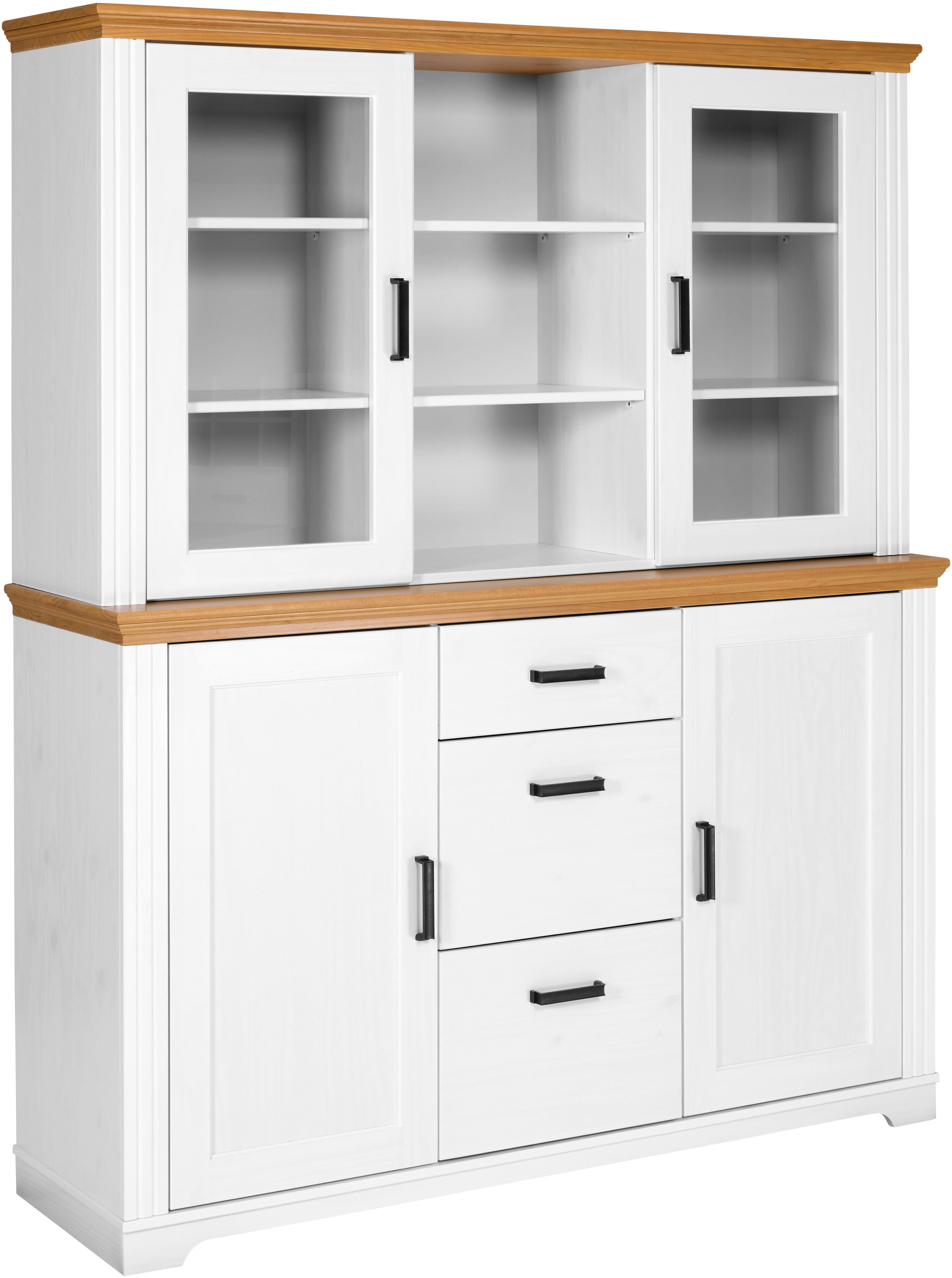 Inter Link Buffet Maluno (1-St) Kiefer Massiv, soft-close, Stauraum, BxTxH: ca.166,4 x 48,3 x 199,4 cm