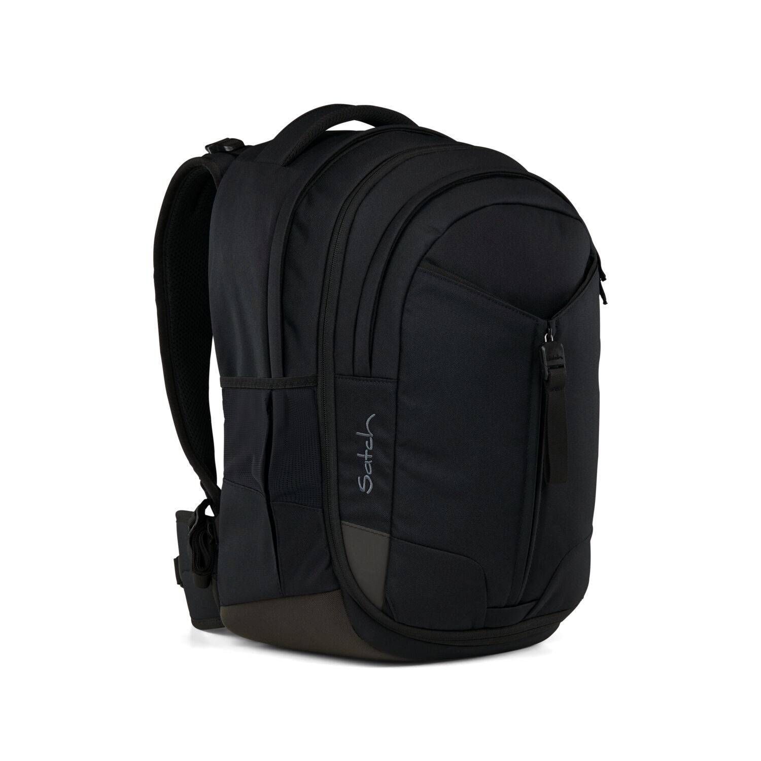 Satch Schulranzen Schulrucksack-Set MATCH Blackjack 3-teilig (3-teilig), Schulranzen, ergonomisch, 30 + 5 Liter – Bild 2 von 5