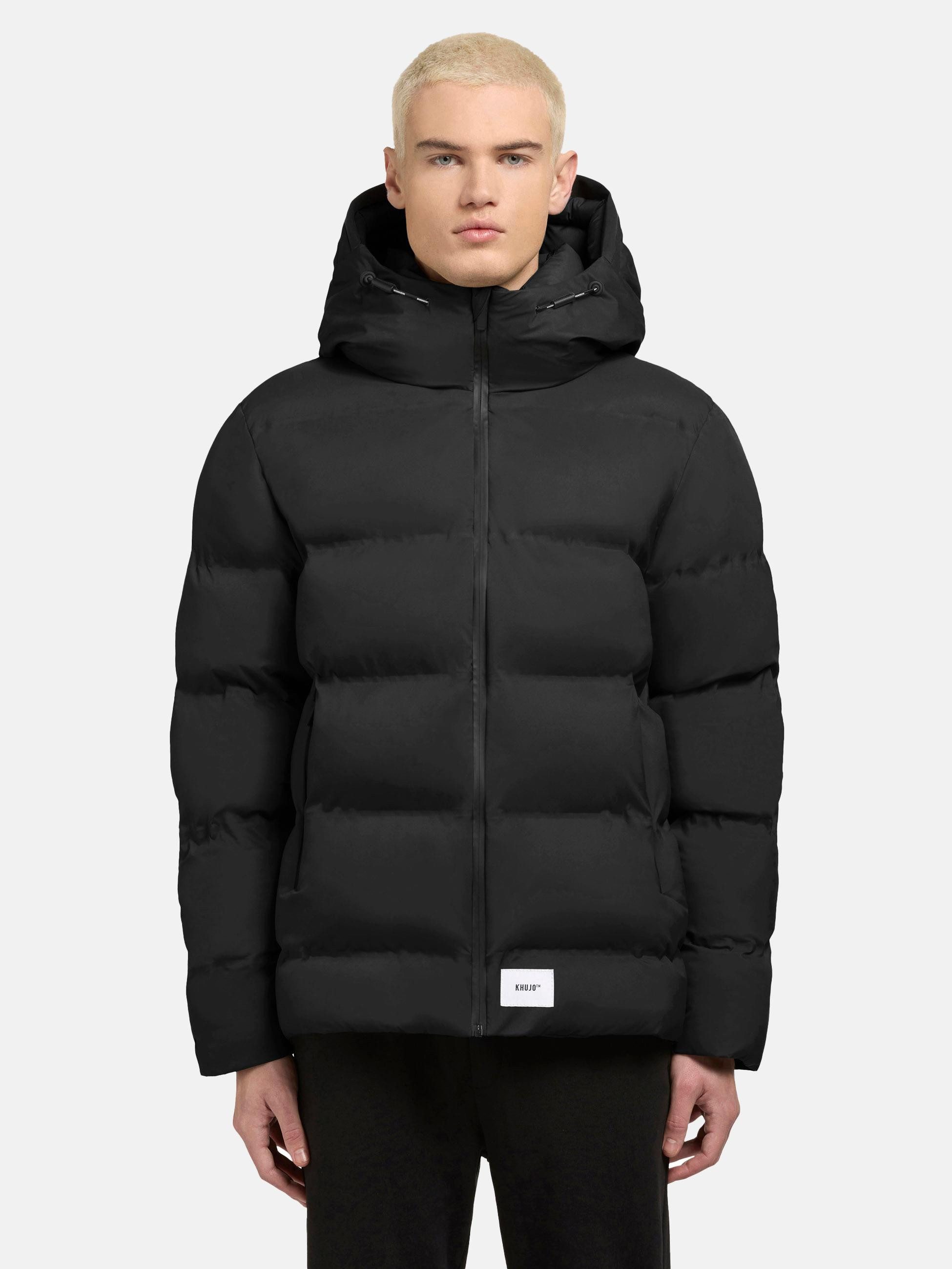 khujo Steppjacke Silas2 Warme Herren Winterjacke mit großer Kapuze