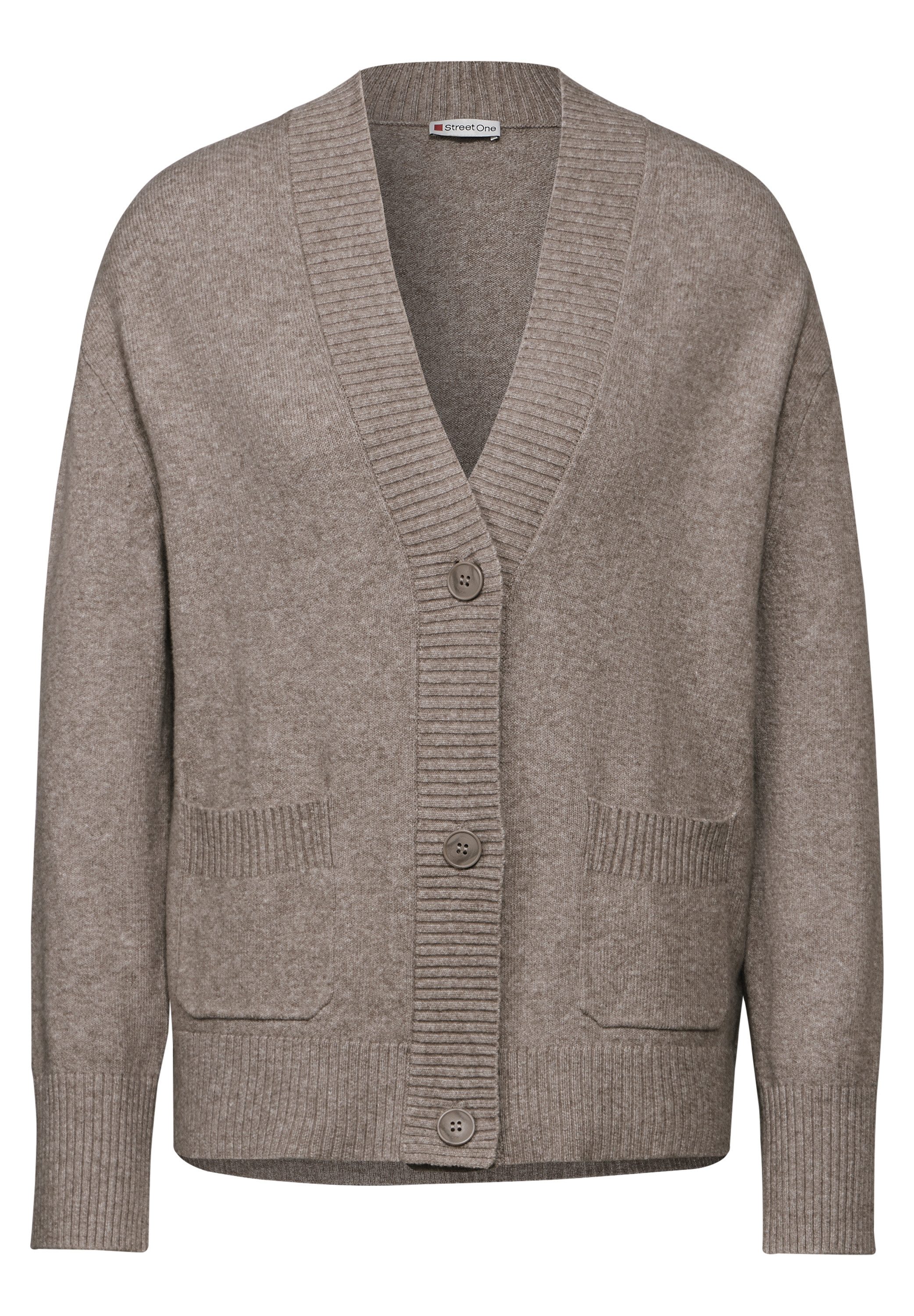 STREET ONE Cardigan mit aufgenähten Taschen