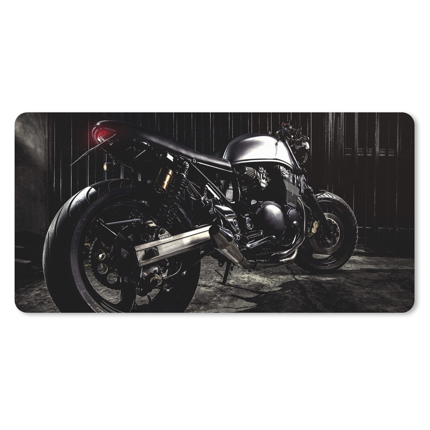 MuchoWow Mauspad Schönes Bild eines schönen Motorrads (1-St), Mousepad mit Rutschfester Unterseite, Gaming XXL, Großes, 120x60 cm