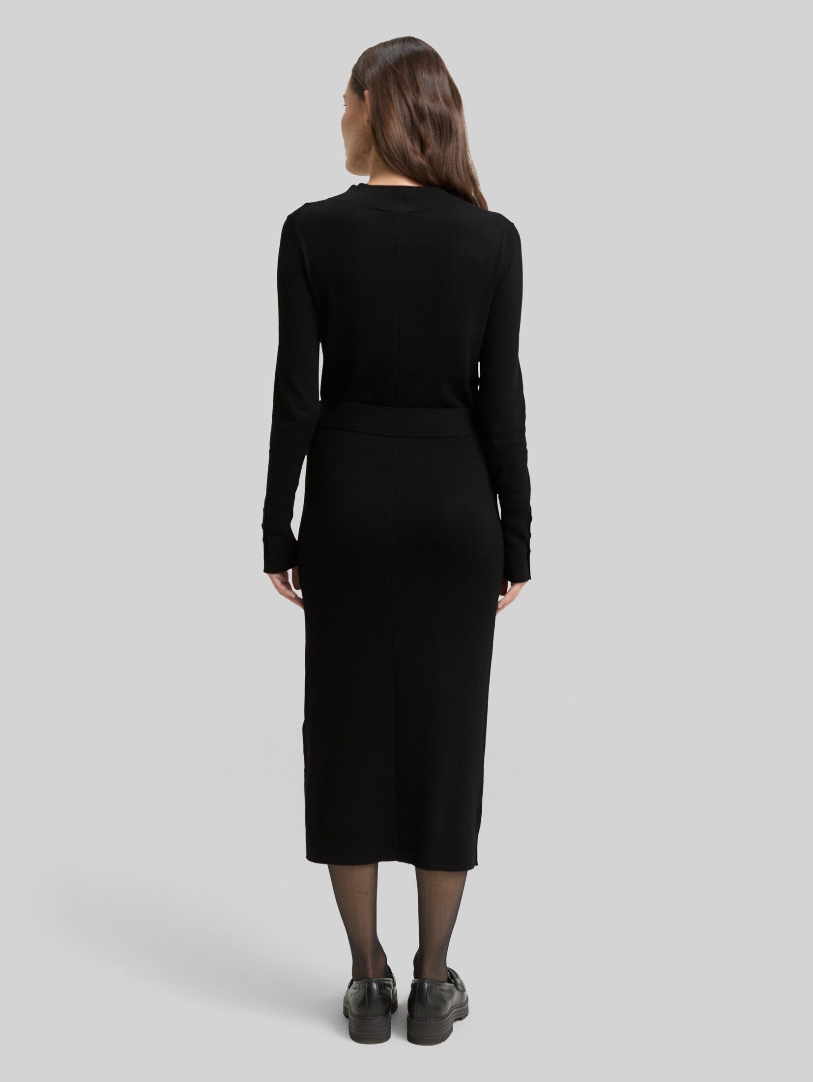 TOM TAILOR Sommerkleid Kleider & Jumpsuits Fitted Midi-Kleid mit Gürtel