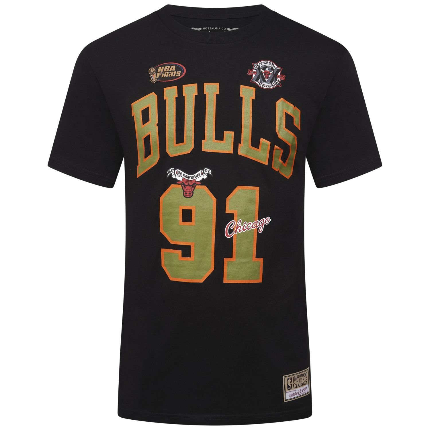 Dennis Ness Bulls Chicago Print-Shirt Mitchell & Rodman FLIGHT
