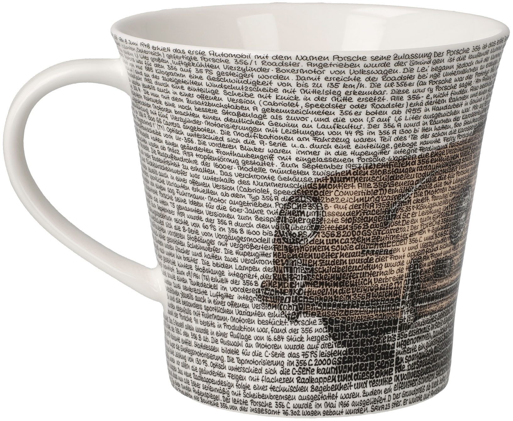 Goebel Tasse Coffee-/Tea Mug Saxa- Porsche 356 Orange, 1-tlg., Porzellan