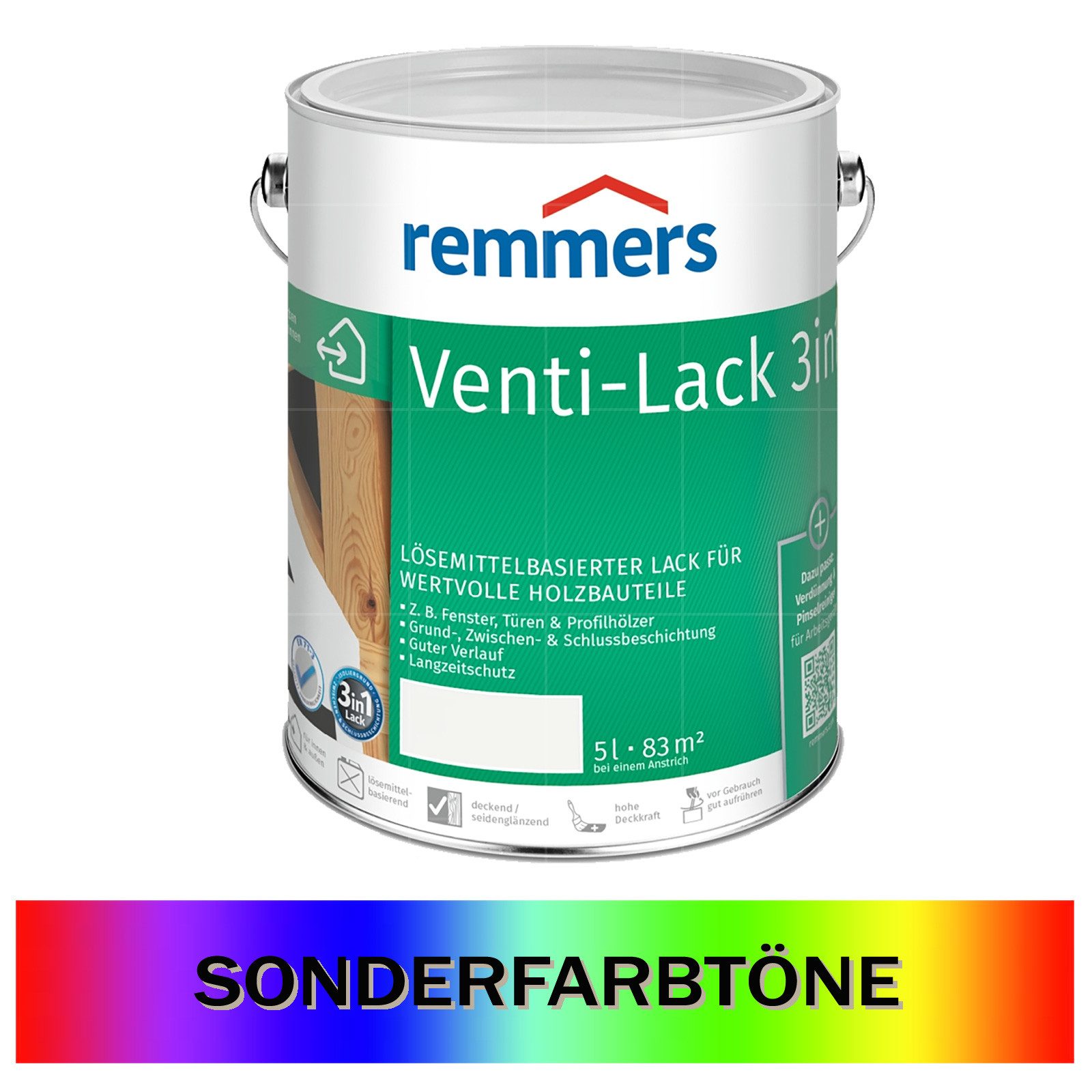 Remmers Holzlack VENTI-LACK 3IN1 - 5 LTR (SONDERTON)