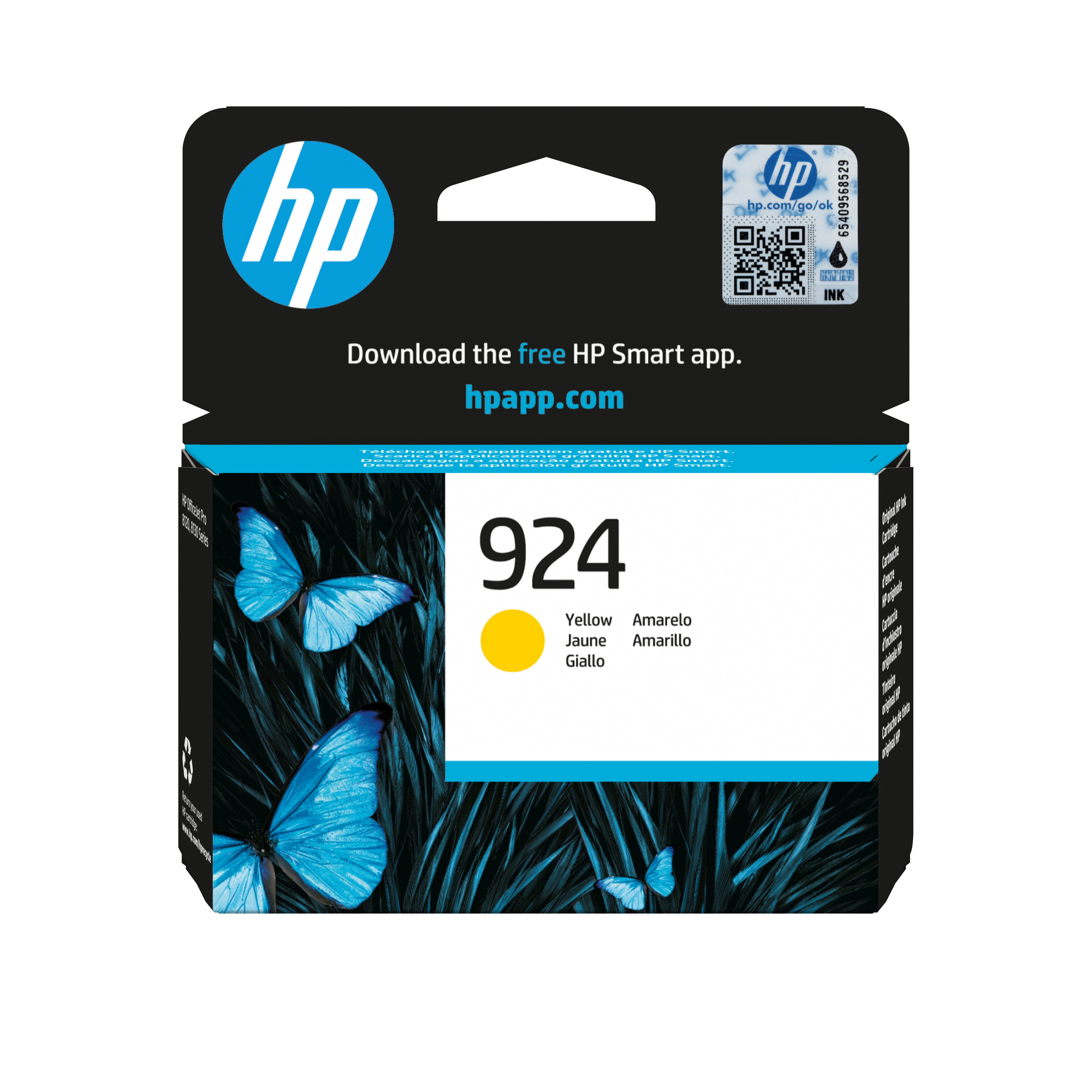 HP HP 924 Gelb Original Druckerpatrone Tintenpatrone