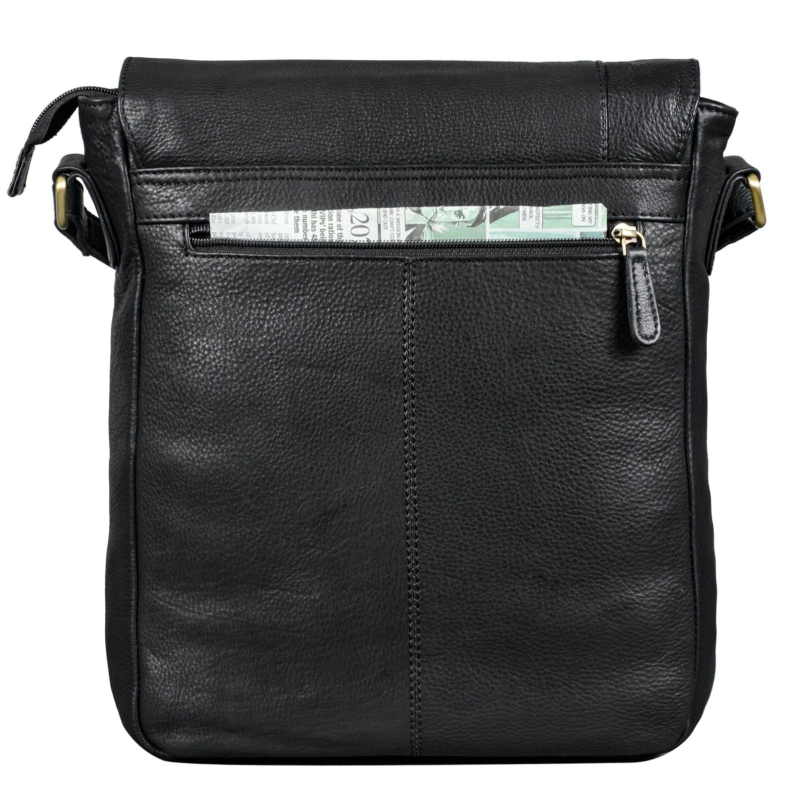 STILORD Schultertasche "Paul" Umhängetasche Herren Leder Hochformat