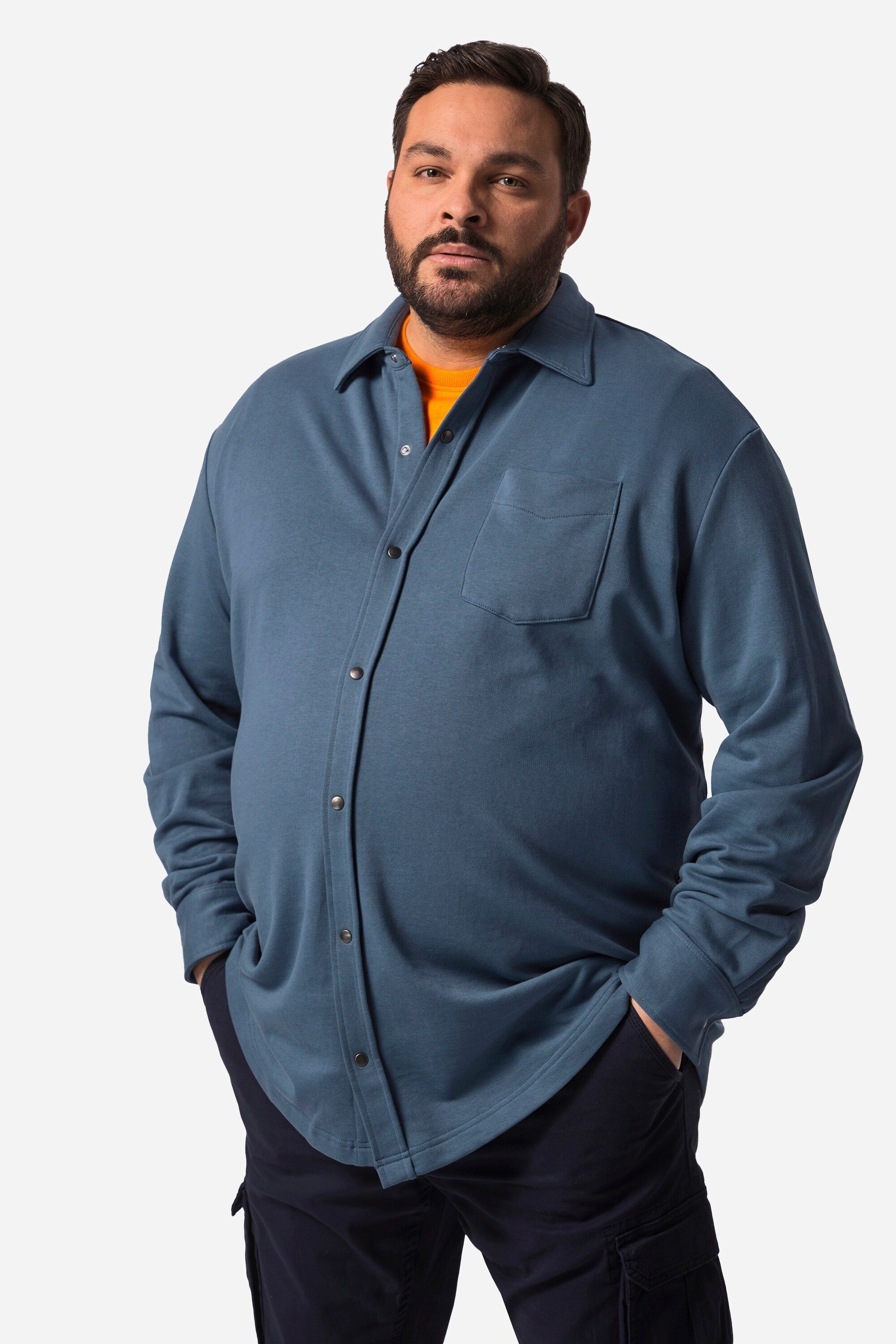 Businesshemd John F. Gee Sweathemd Langarm Kentkragen bis 8 XL
