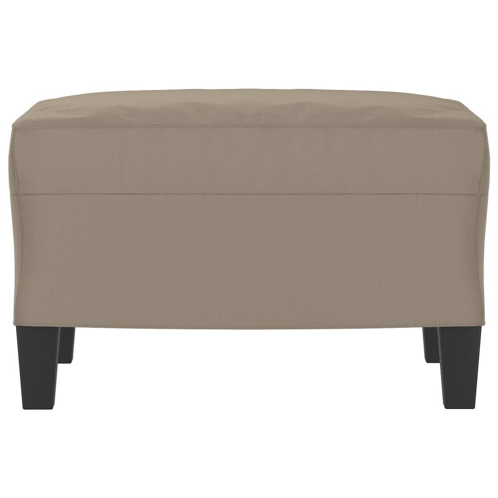 vidaXL Polsterhocker Fußhocker Taupe 60x50x41 cm günstig online kaufen