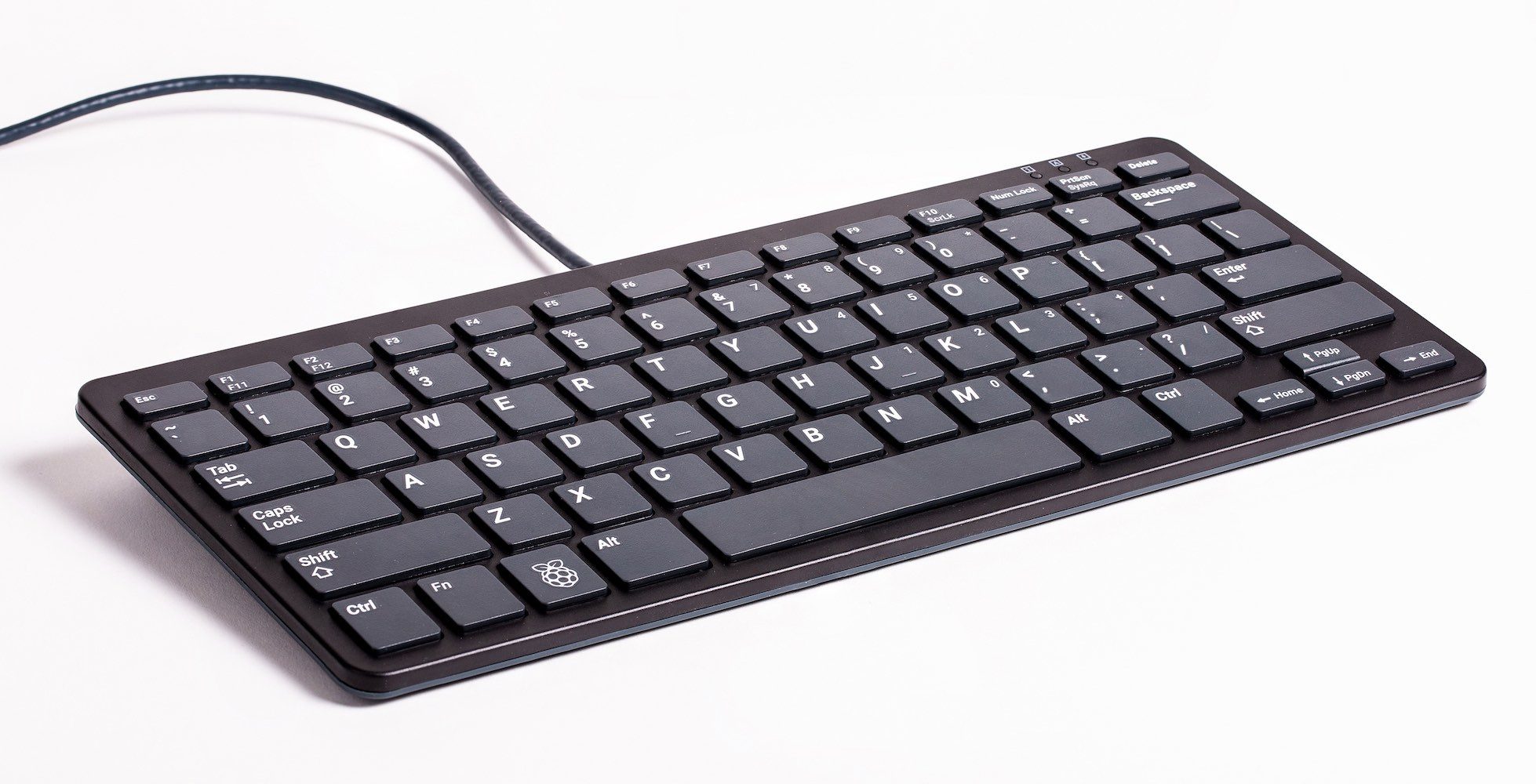 offizielle Raspberry Pi Tastatur, US-Layout, inkl. 3 Port USB Hub, Eingabegeräte-Set