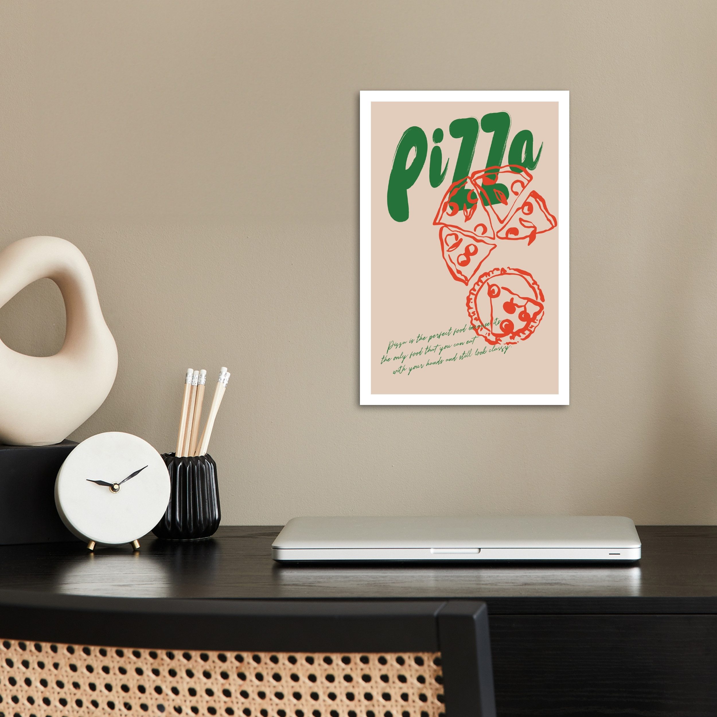 MuchoWow Poster Pizza - Lebensmittel - günstig online kaufen