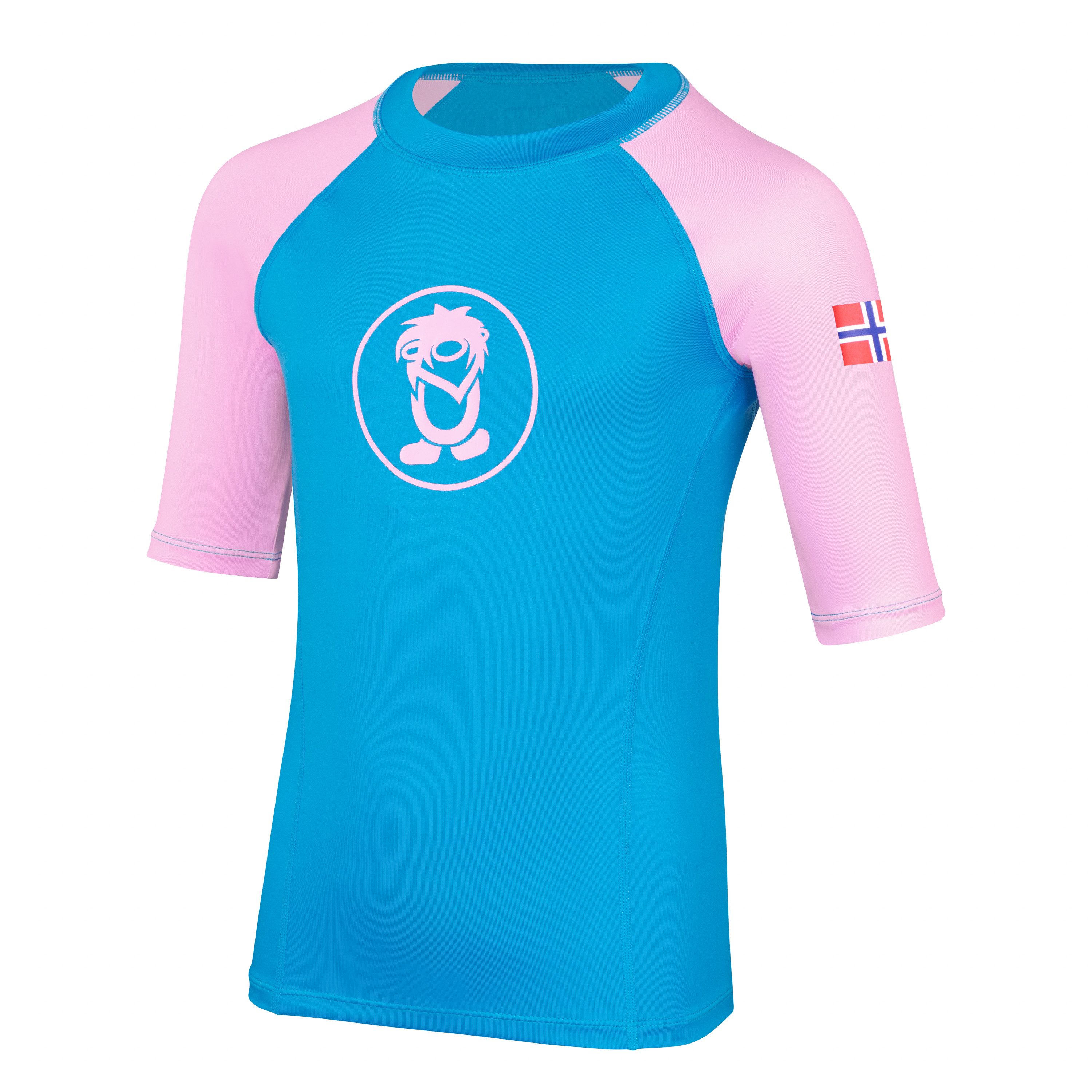 TROLLKIDS Bade-Shirt KIDS KVALVIKA T, mit UV-Schutzfaktor 50+, kurzärmlig, für Kinder und Jugendliche