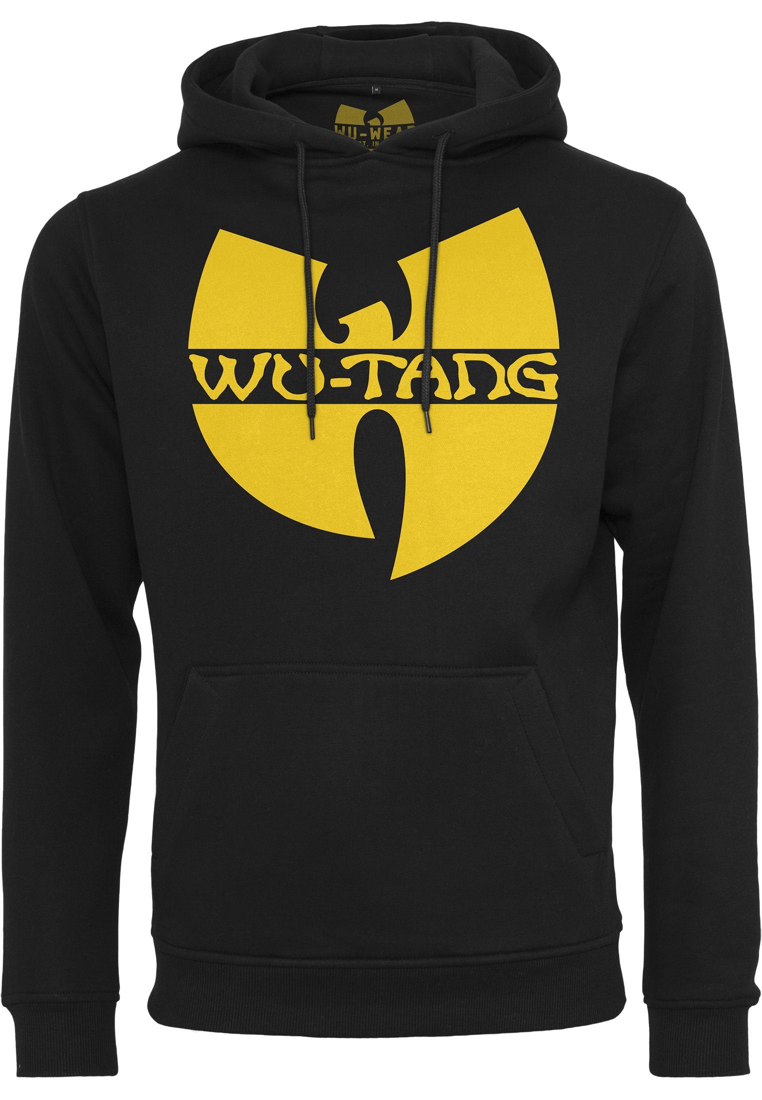 Wu Wear Sweater Hoody black Logo (1-tlg) Wu-Wear