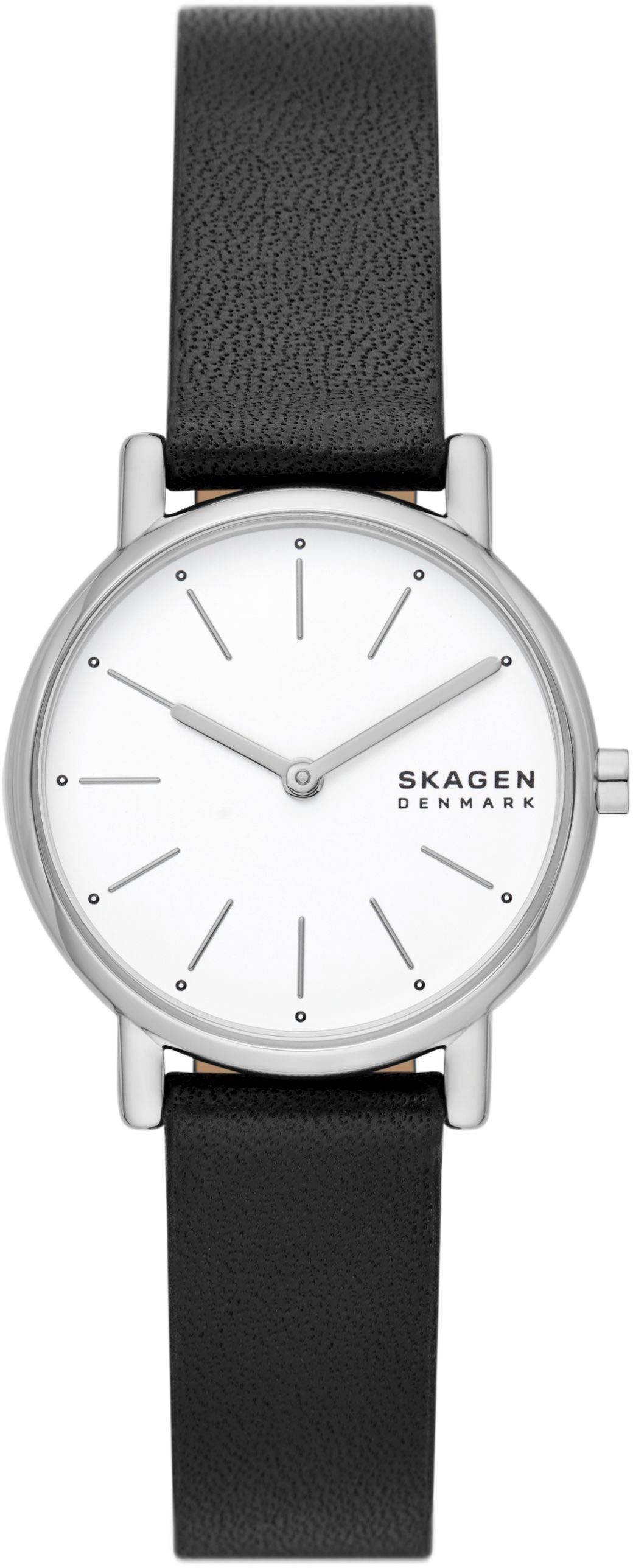 Skagen Quarzuhr SIGNATUR LILLE, SKW3120, Armbanduhr, Damenuhr, analog