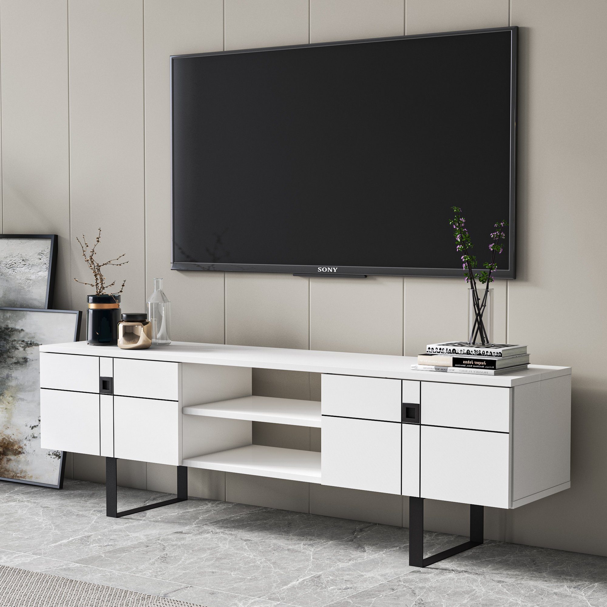 DEMA Home TV-Schrank Lowboard Zeus, Breite günstig online kaufen