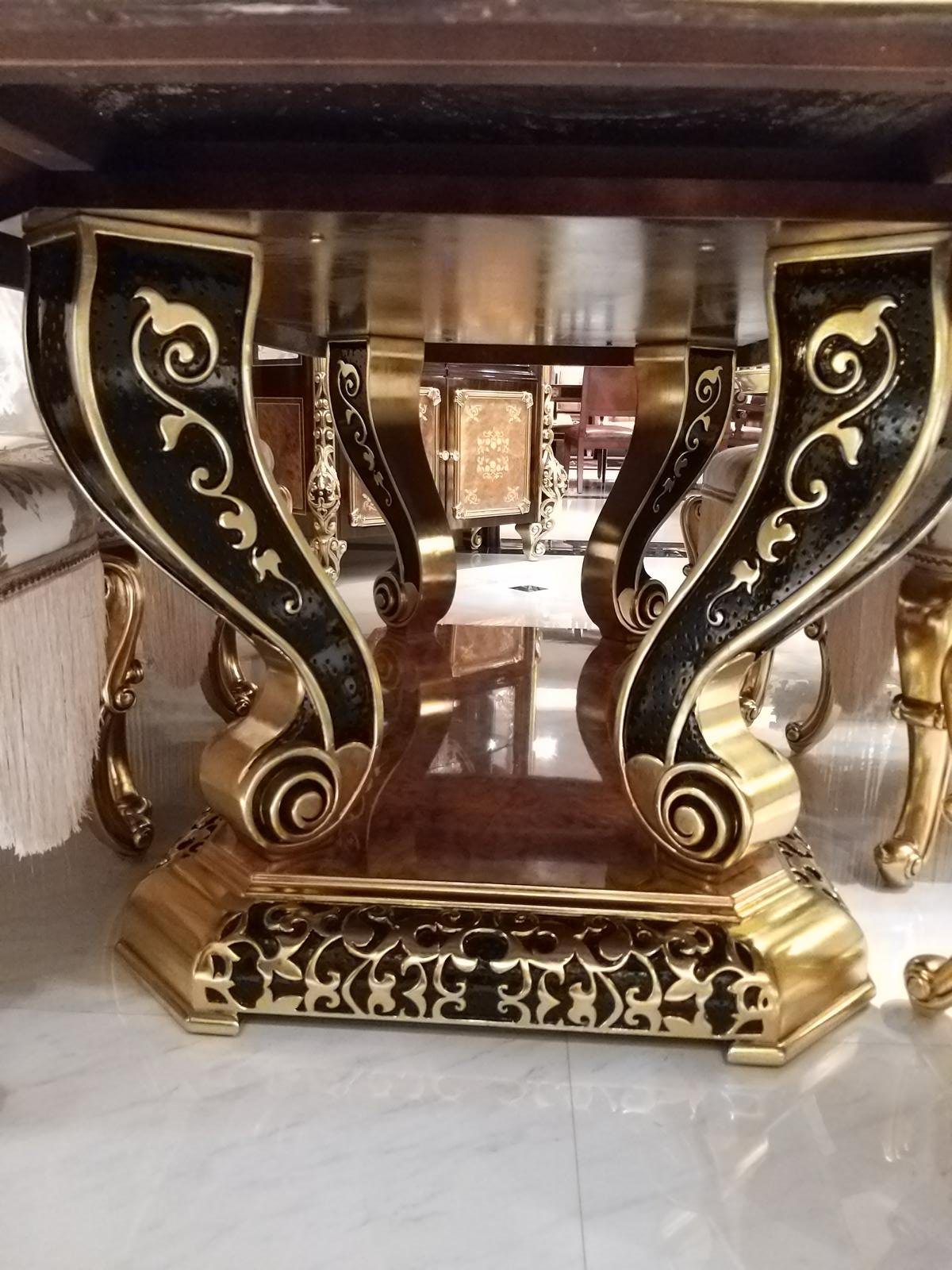 Tisch Holz Tische Königlicher Rokoko Luxus JVmoebel Esstisch Esstisch, Barock Esszimmer
