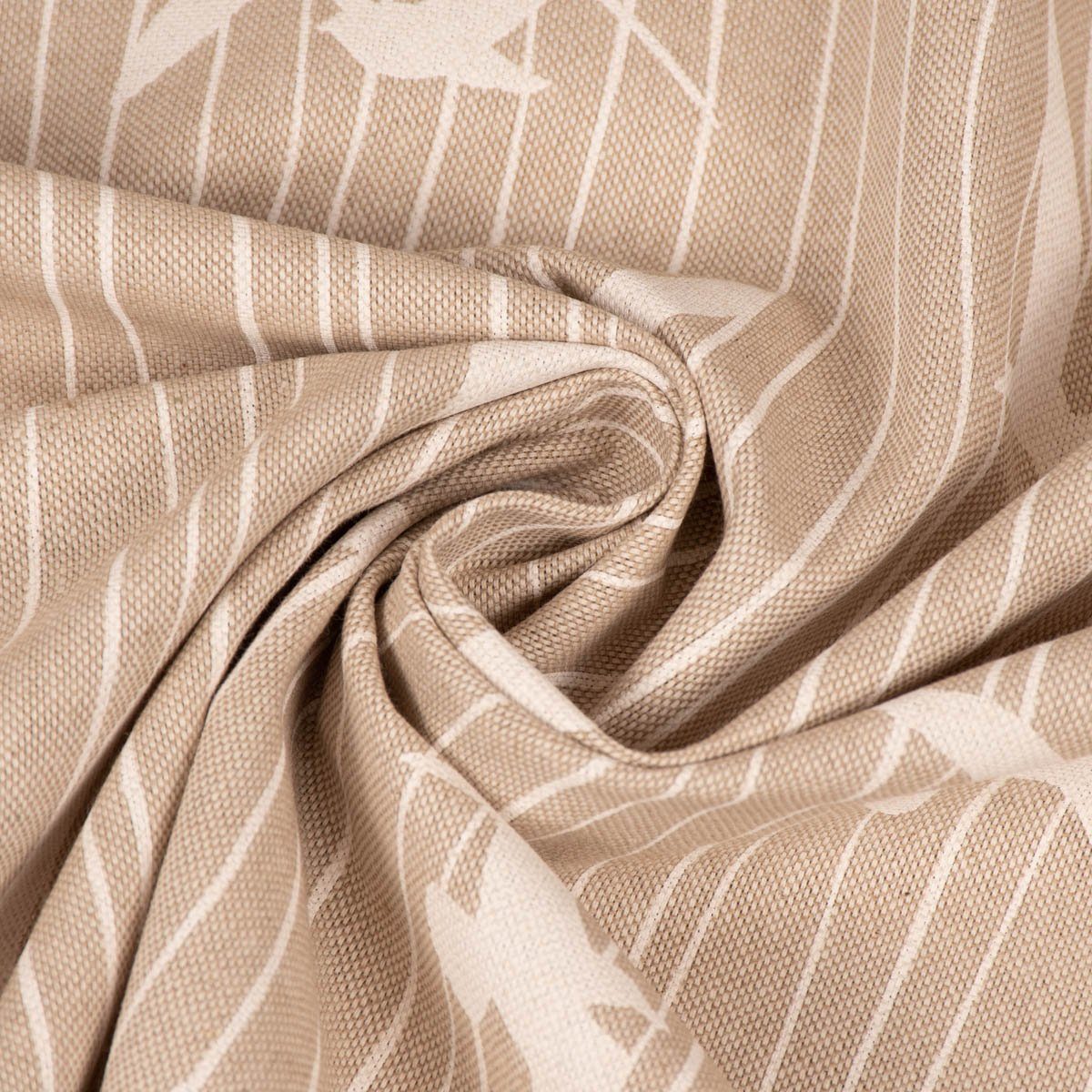 SCHÖNER LEBEN. Tischdecke SCHÖNER LEBEN. Tischdecke Iconic Seagull Stripe Möwen Streifen natur, handmade