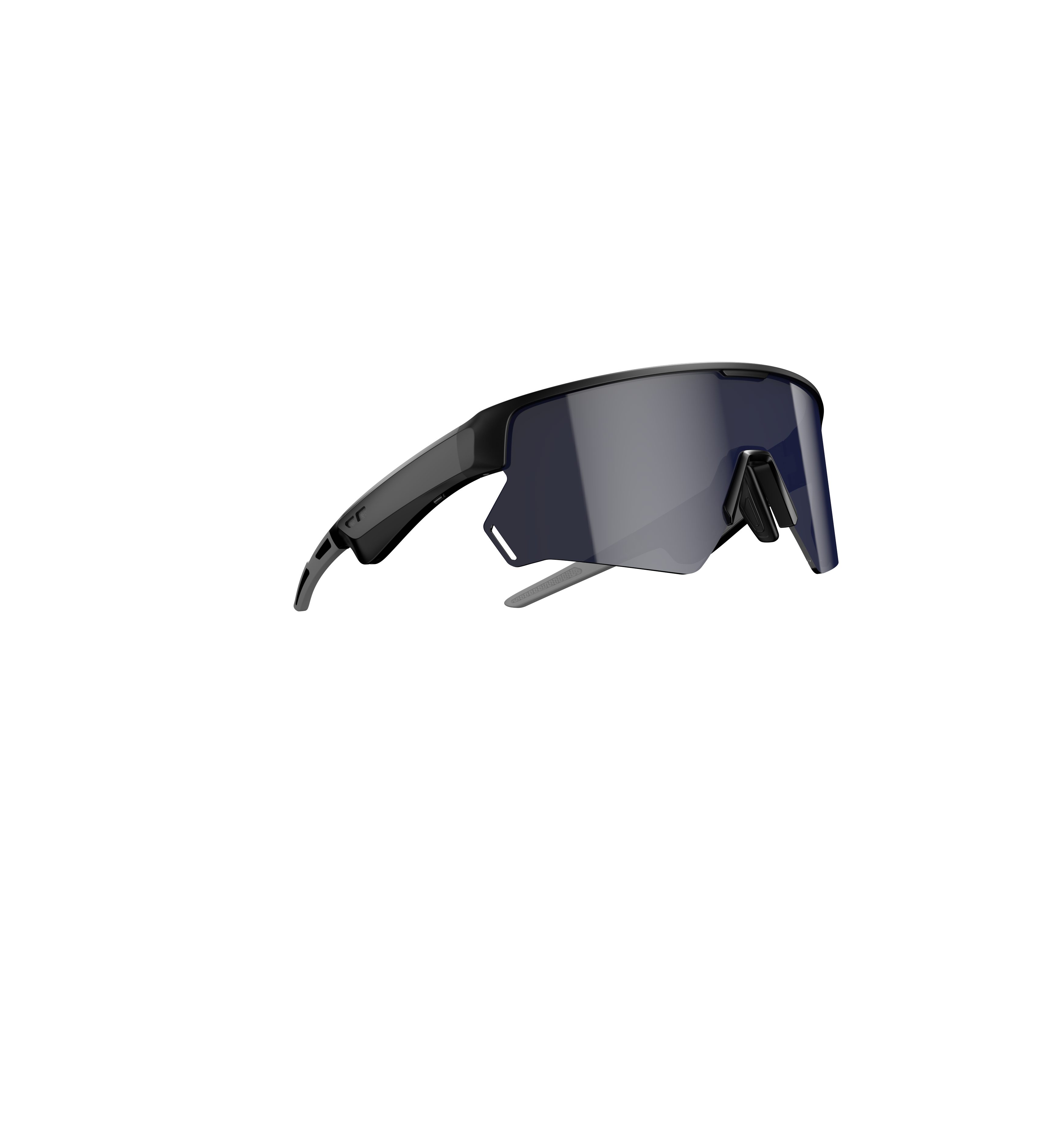 blackview 3D-Brille D2 AI Cycling Smart Glasses, IP54, UV400, Open-Ear-Akustik, Belüftungsdesign, Physiche Tasten