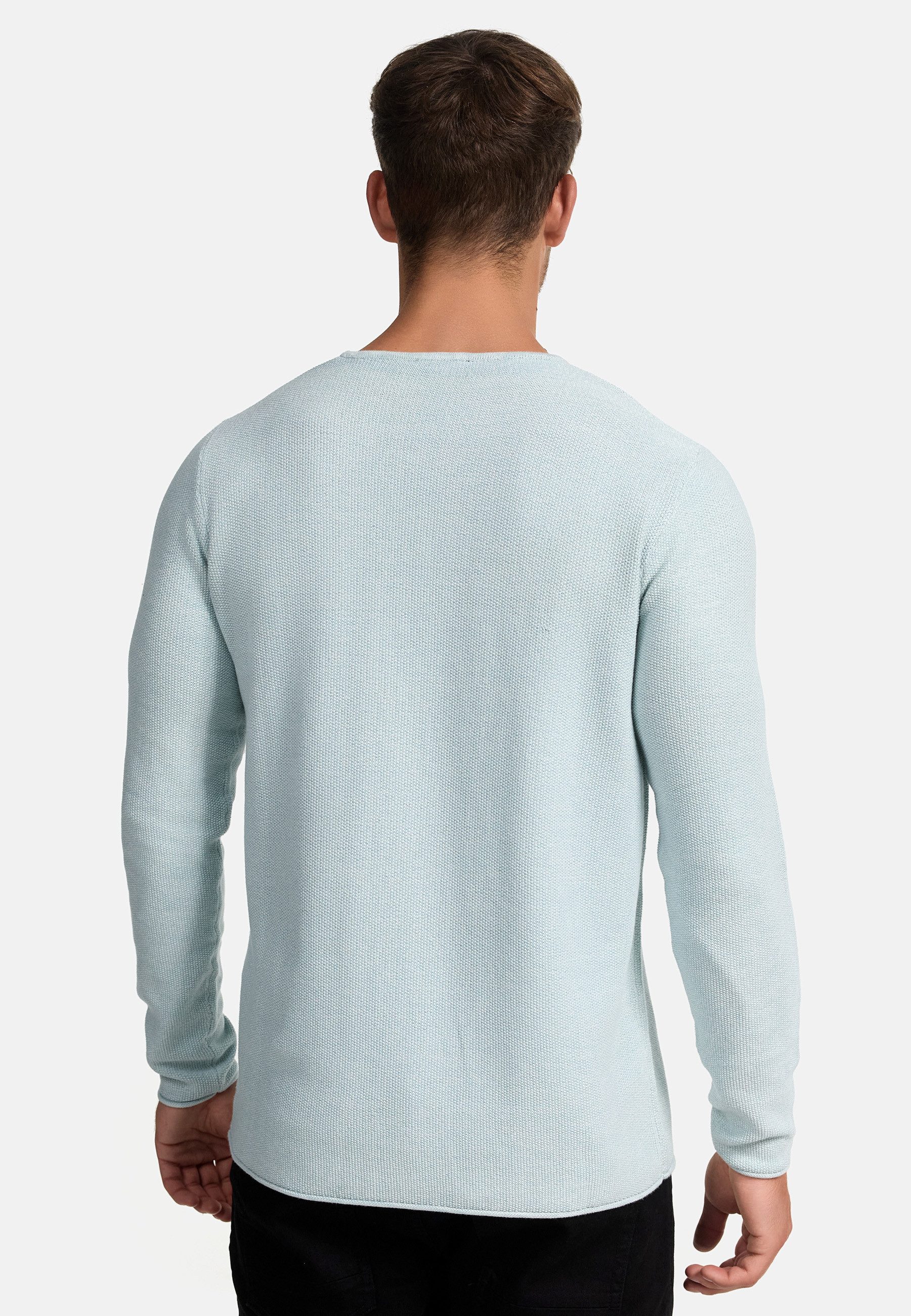 Indicode Strickpullover Herren Loakim Pullover Herrenpullover aus elastischer Baumwoll-Qualität, Rundhalsausschnitt