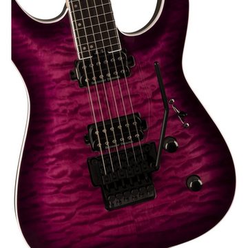Jackson E-Gitarre, Pro Plus Dinky DKAQ Transparent Purple Burst - E-Gitarre