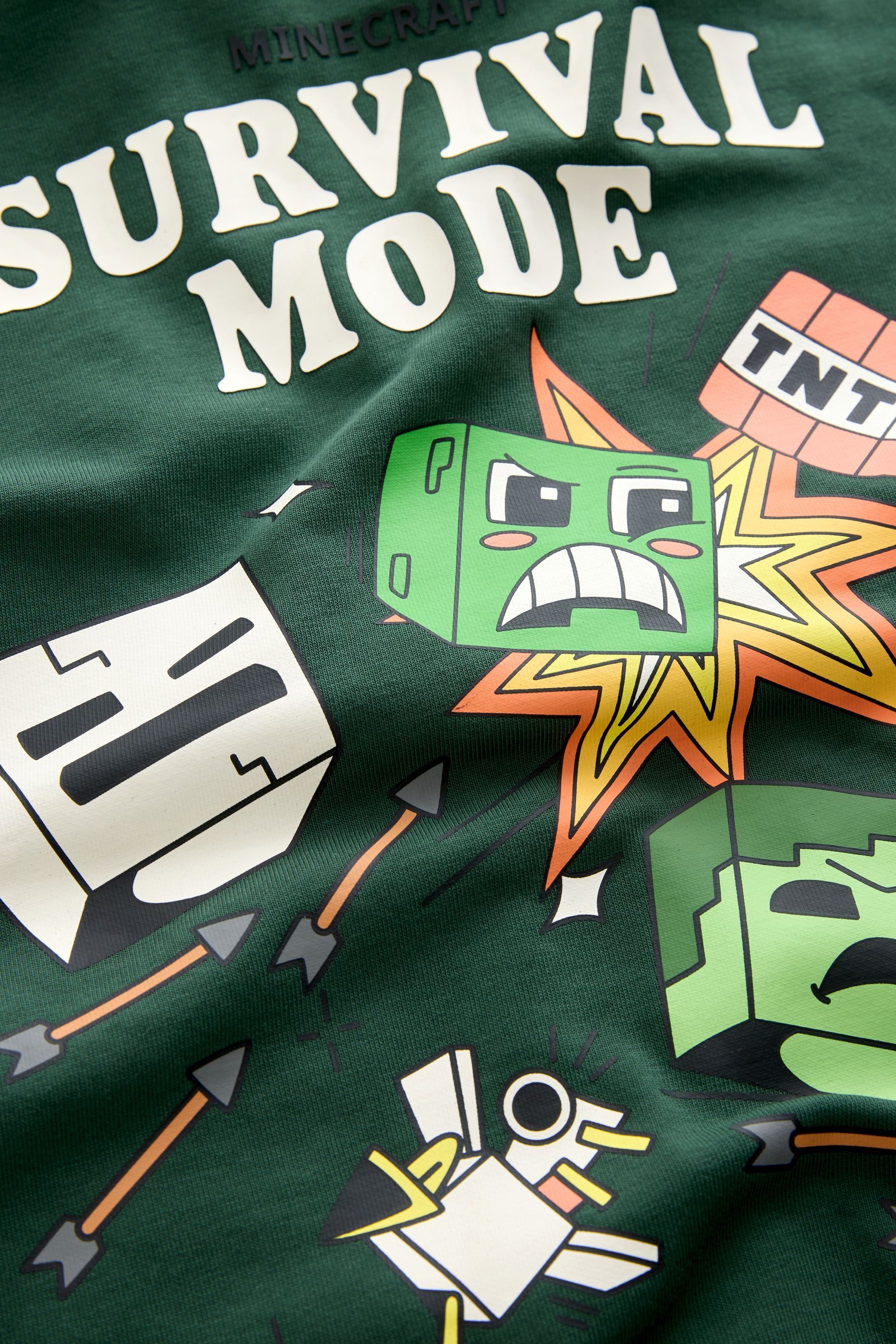 Next Kapuzenpullover Kapuzenjacke mit Reißverschluss, Minecraft (1-tlg)