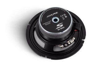 ALPINE S2-S65C 16,5 cm (6,5-Zoll) 2-Wege-Komponenten-Lautsprechersystem Auto-Lautsprecher (100 W, 16cm, MAX: 300 Watt)