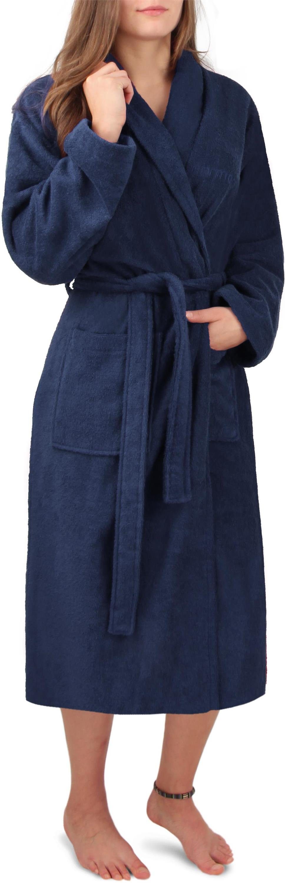 normani Damenbademantel Damen Premium Bademantel Basic, 122, Baumwolle, Sch günstig online kaufen