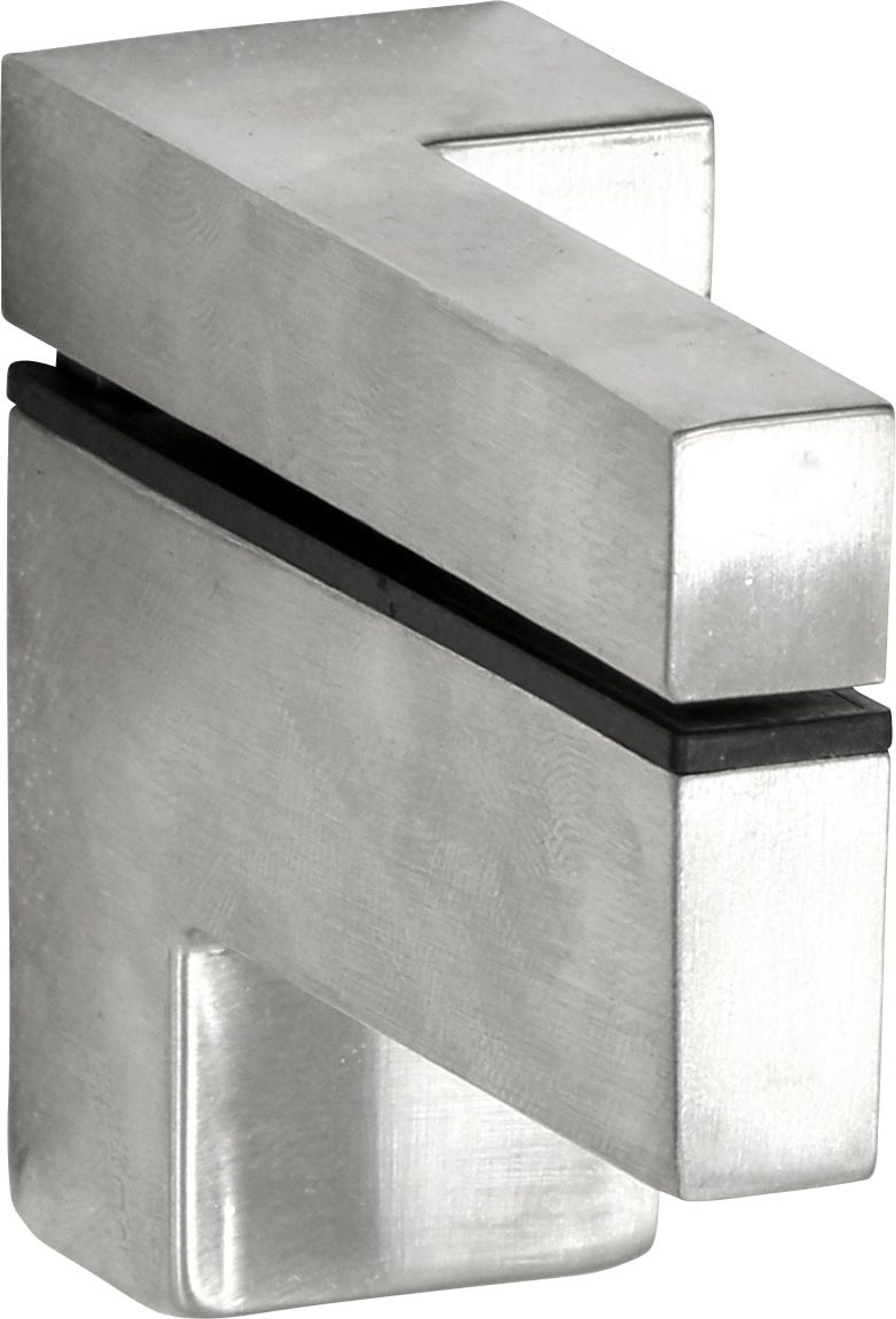 Wandregal ESG-Sicherheitsglas + Glasboden klar ib aus x cm Wandregal Clip PIAZZA, 6mm Glasregal 40 - 15 style