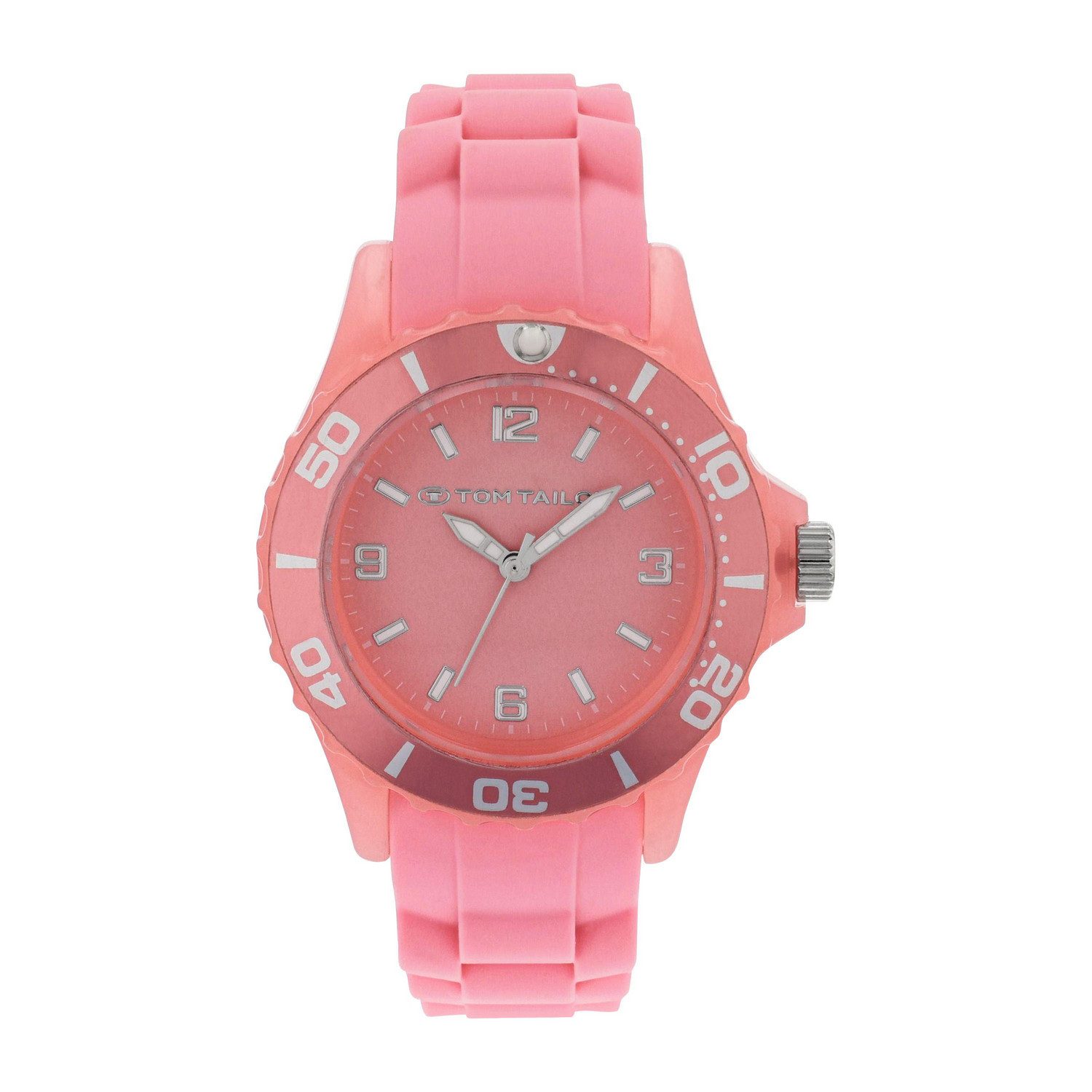 TOM TAILOR Quarzuhr 2100706, Armbanduhr, Silikonarmband, Kinderuhr, Mädchen, analog