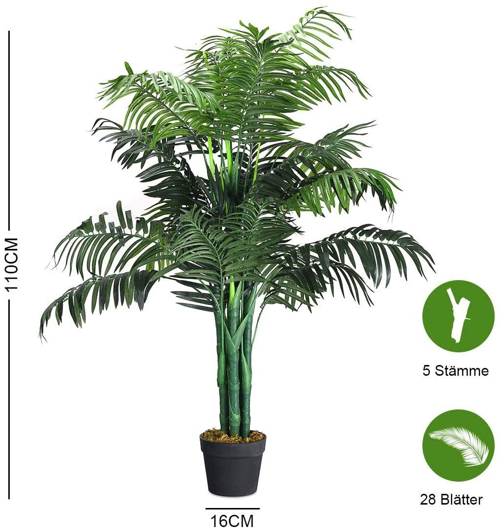 Kunstbaum, COSTWAY, Höhe 110 cm, mit Basistopf günstig online kaufen