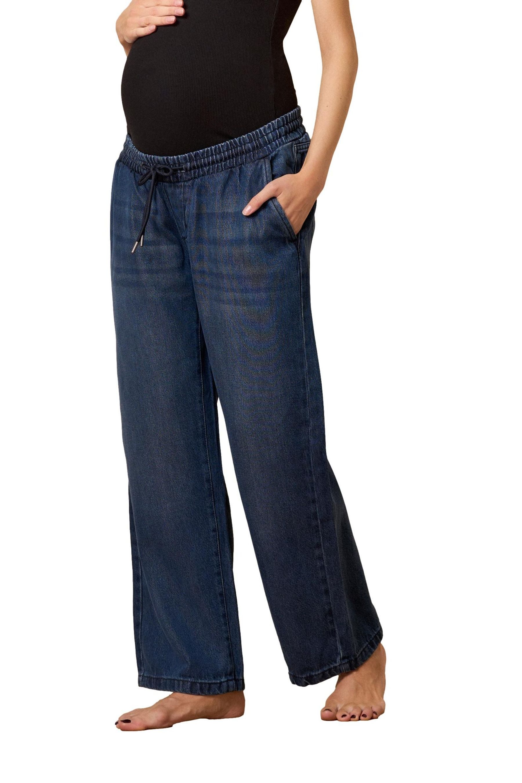 Seraphine Weite Jeans Seraphine Premium Regular Fit Jeans, Umstandsmode (1-tlg)