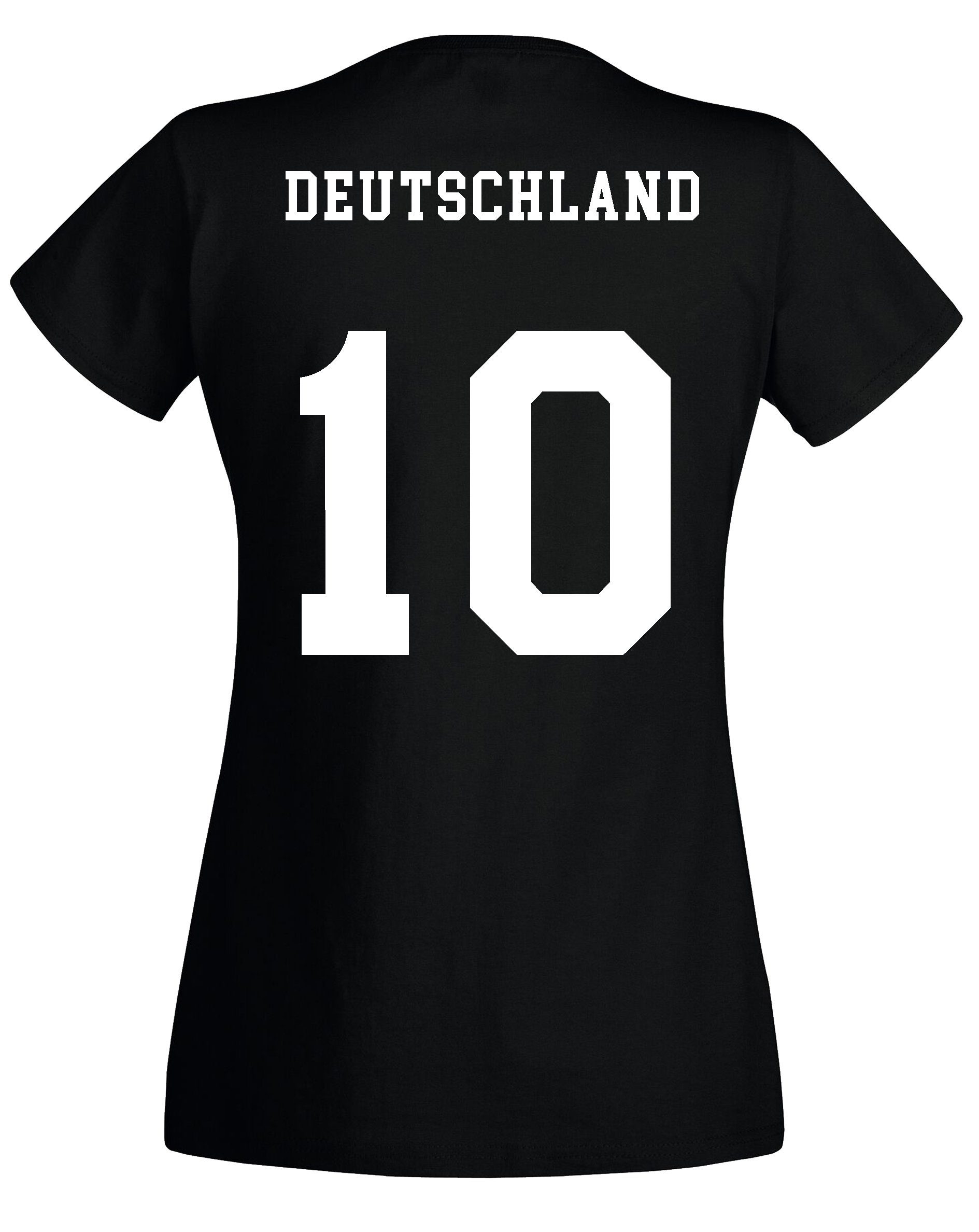 Youth Designz T-Shirt Deutschland Damen T-Shirt Trikot WM 2026 mit trendigem Motiv