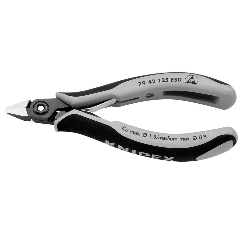 Thumbnail - Knipex Seitenschneider Knipex 79 42 125 ESD ESD Seitenschneider ohne Facette 125 mm
