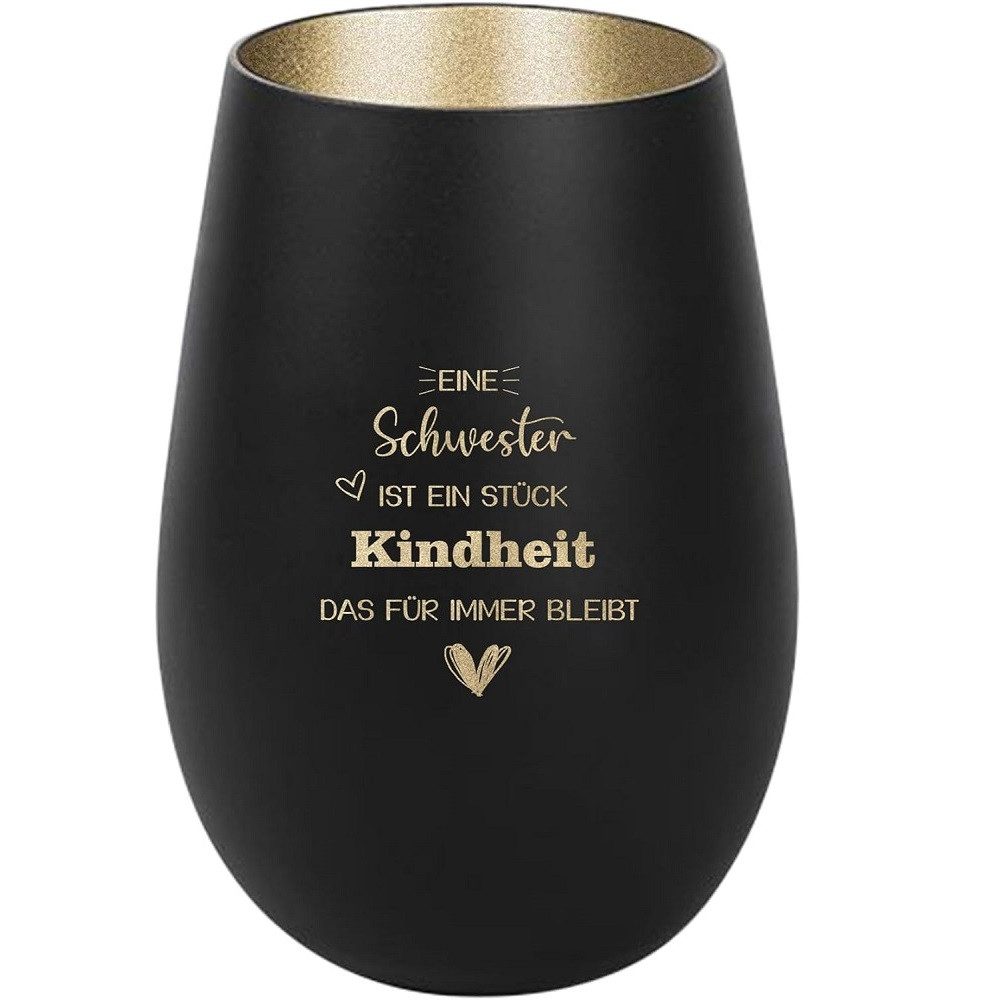 Der Porzellan-Laden Windlicht Windlicht mit Gravur: "Eine Schwester ist ein günstig online kaufen