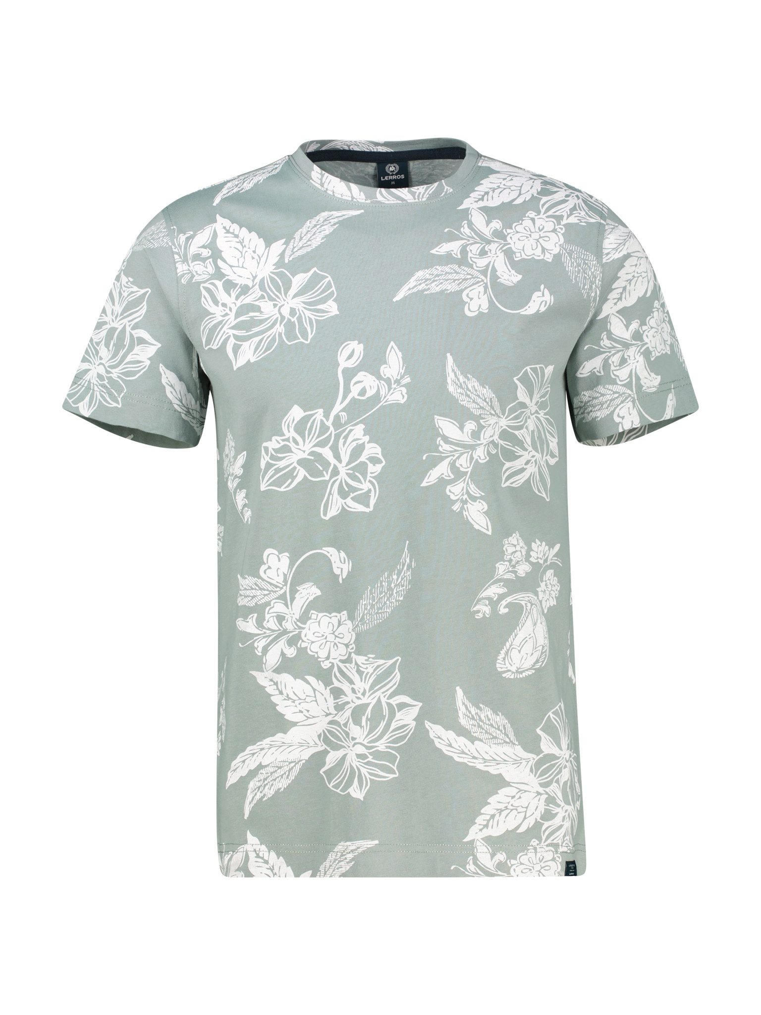 LERROS Kurzarmshirt mit floralem Allover-Print