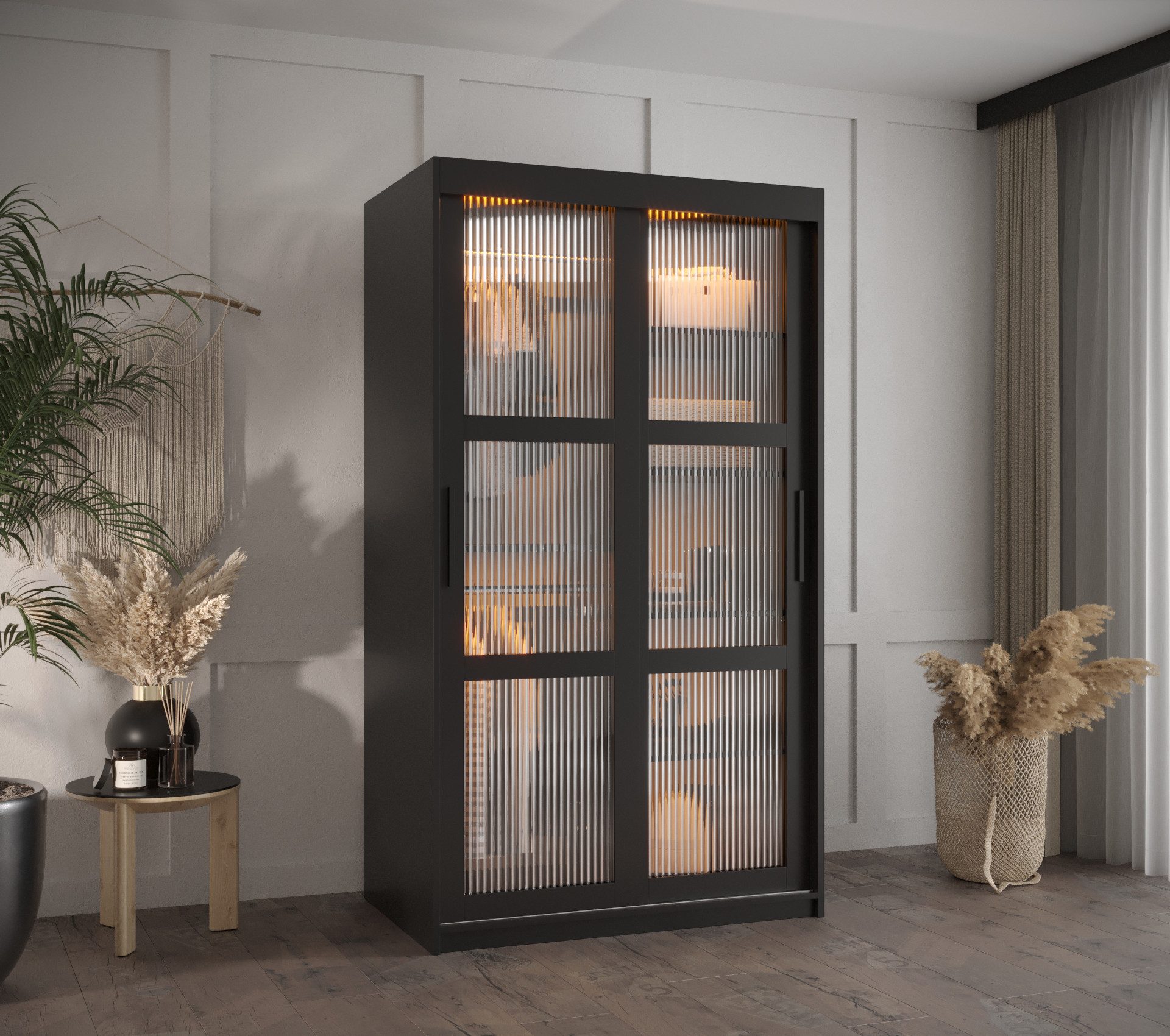 ABIKS MÖBEL Schwebetürenschrank FLUTES Schlafzimmerschrank - günstig online kaufen