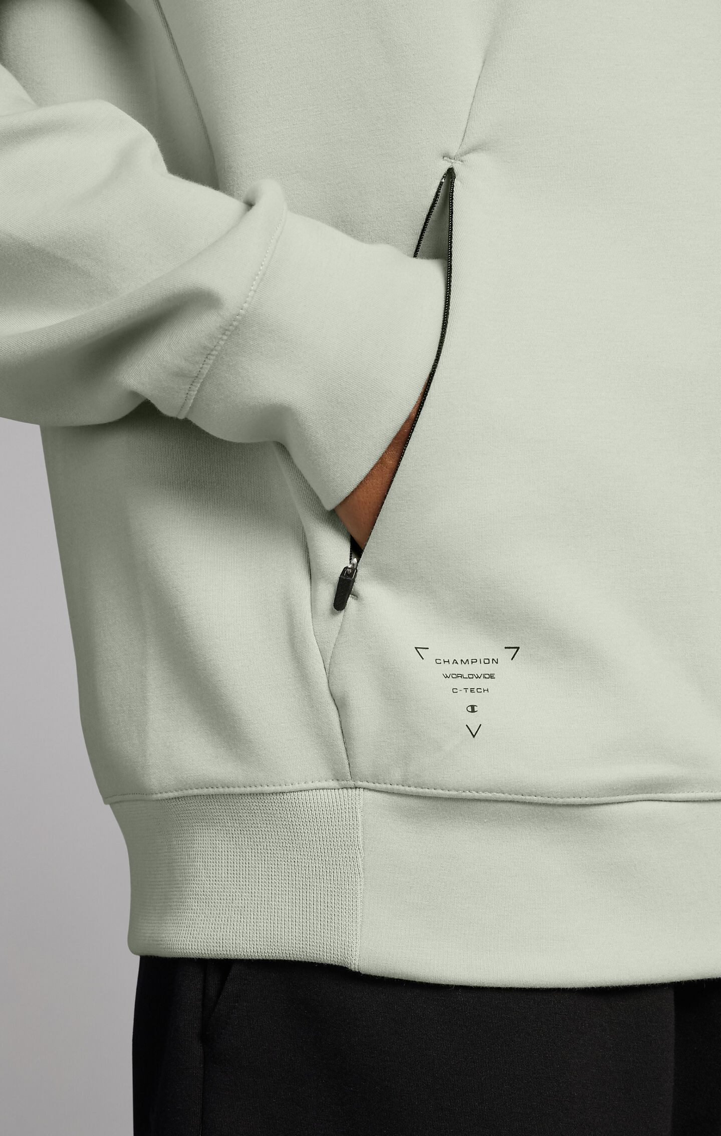 Champion Kapuzensweatjacke für Sportmode, aus Polyester, Baumwolle und sonstigen Fasern