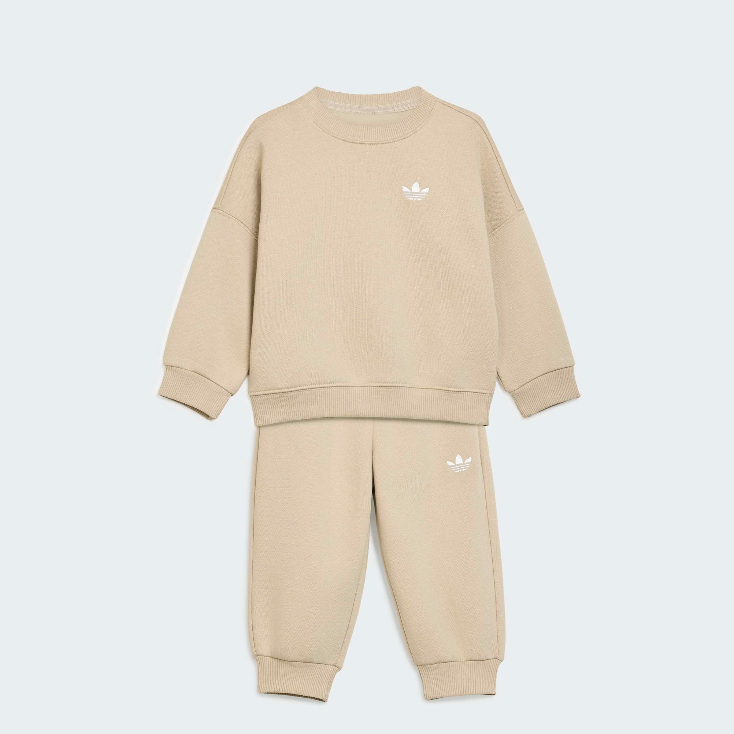 adidas Originals Trainingsanzug CREW JOG SET (2-tlg), für Babys, mit 2 Teilen, aus Baumwolle