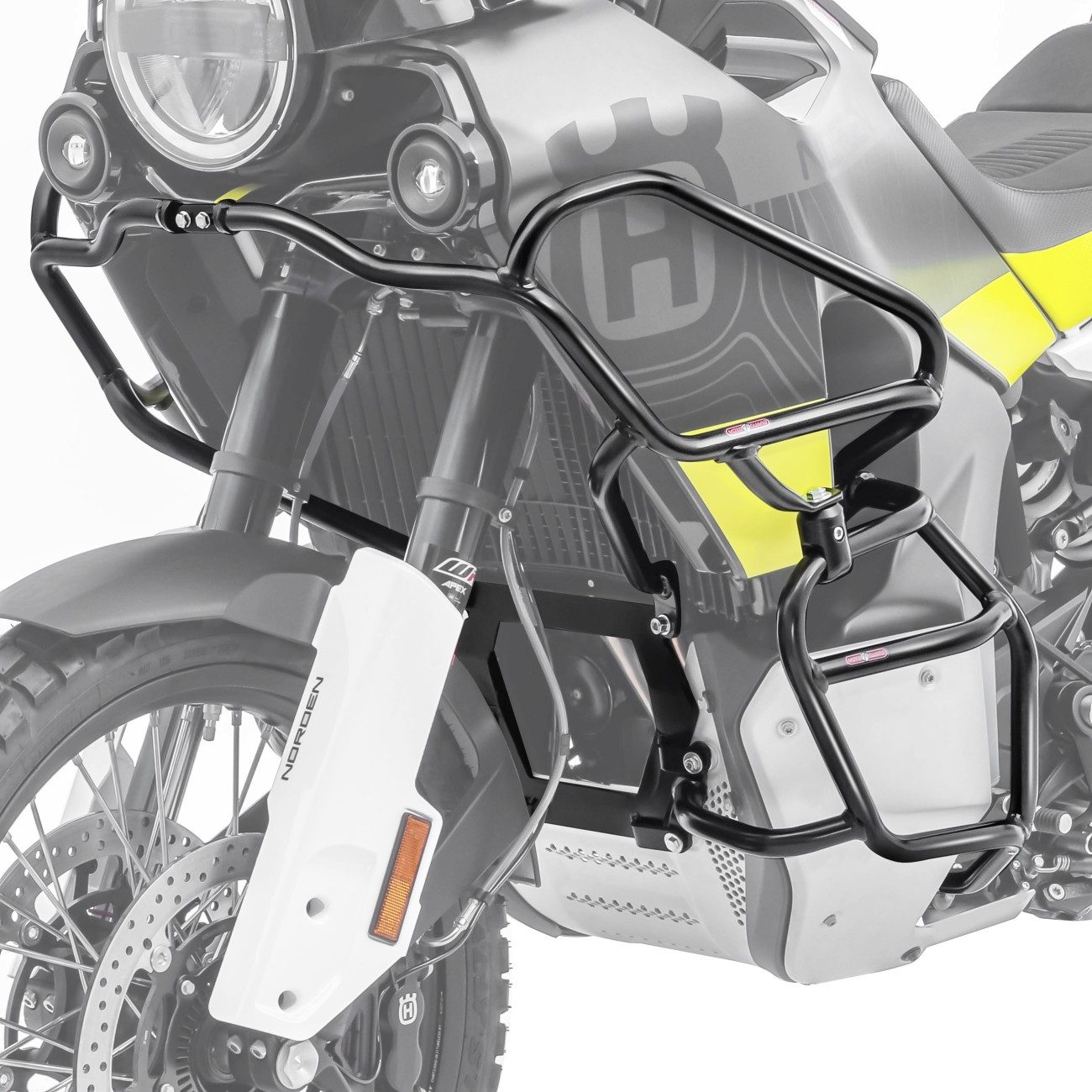 Motoguard Motor-Schutzhülle Sturzbügel Set SG1 für Husqvarna Norden 901 21-26 oben und unten