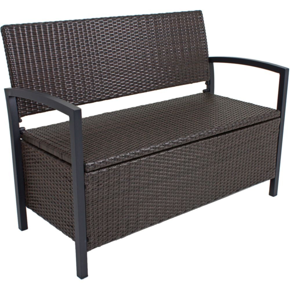 Gartentrends Gartenbank Ferrara, in grauer. Abmessungen (LxBxH) 58x117x86 cm