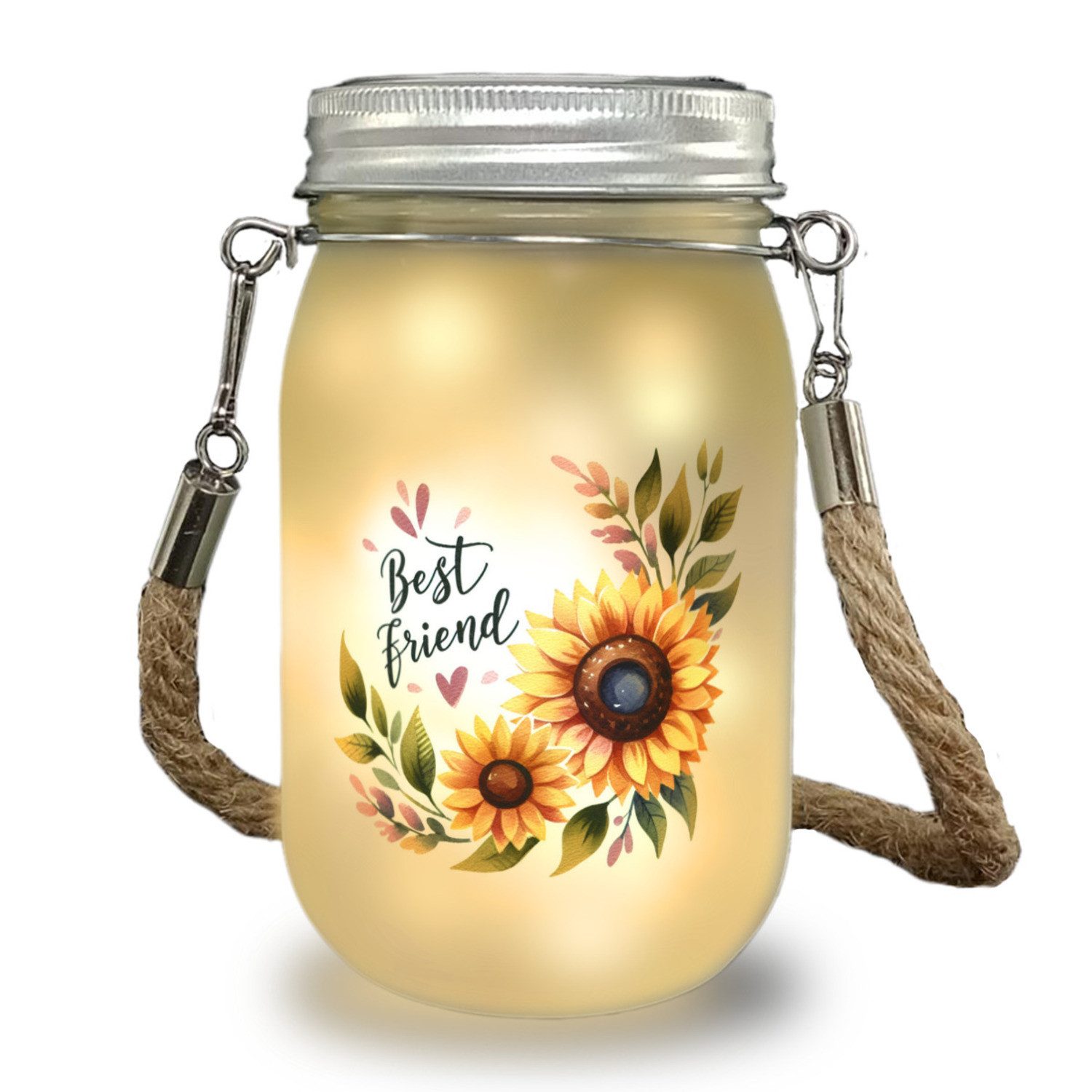 speecheese Dekolicht Beste Freundin Sonnenblume Solarlicht mit Spruch Best günstig online kaufen