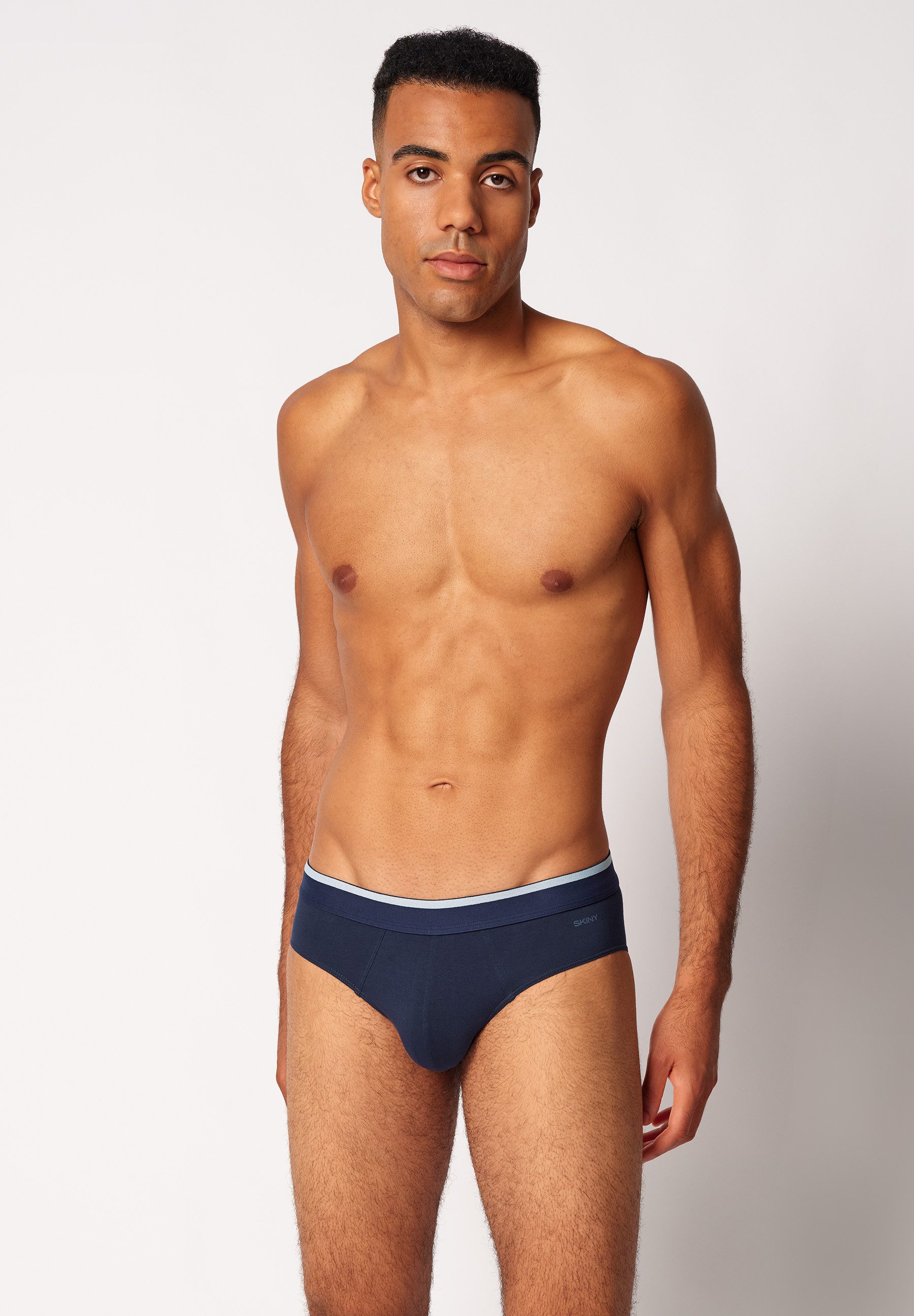 Skiny Brasilslip Cotton Multipack (3er Pack) klassisch, basic, elastisch, bequem, kein Einschneiden, Baumwollmix