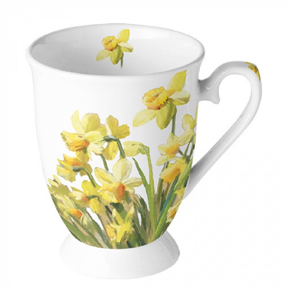 Tasse Porzellan, Becher Tee, Kaffee, Sommer Blumen Mug Kollektion