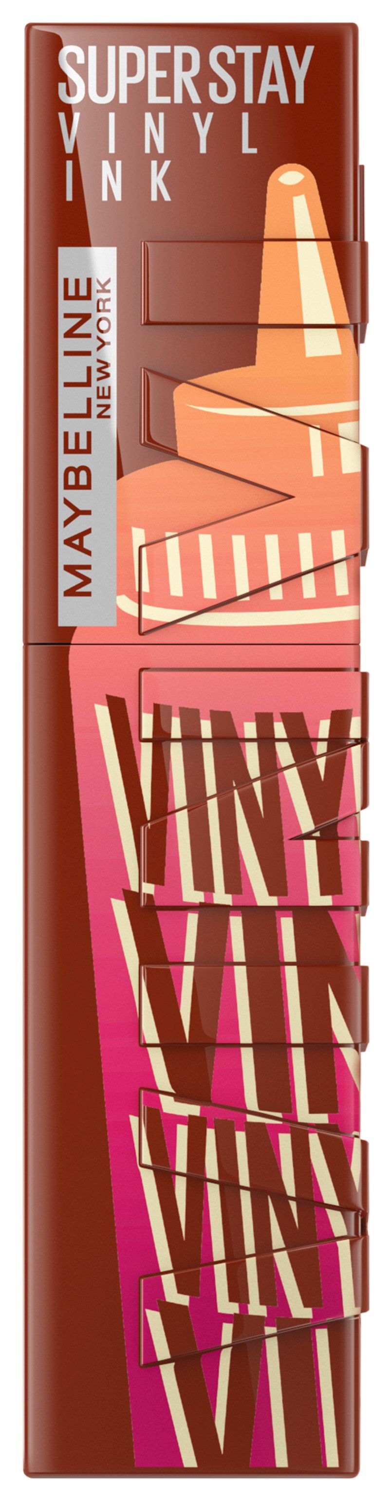 MAYBELLINE NEW YORK Lippenstift SUPER STAY VINYL INK, mit mattem Finish, flüssige Textur, bis zu 16h Halt