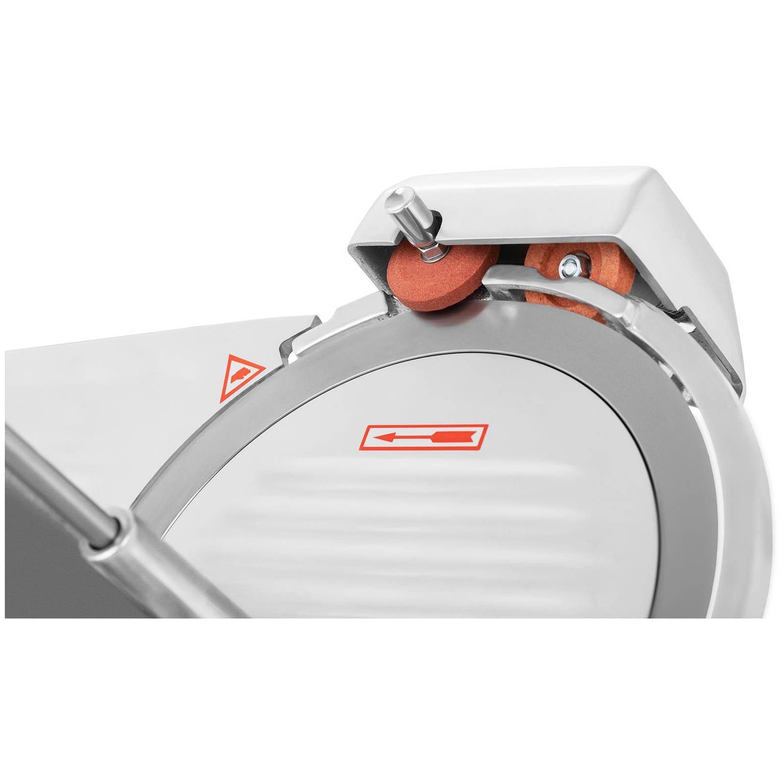 Royal Catering Allesschneider Aufschnittmaschine 0-12mm Schneidemaschine 25 cm Schrägschneider, 180 W