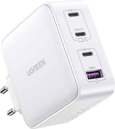 UGREEN USB-A+3xUSB-C 100W GaN Tech Fast Wall Charger EU Smartphone-Ladegerät