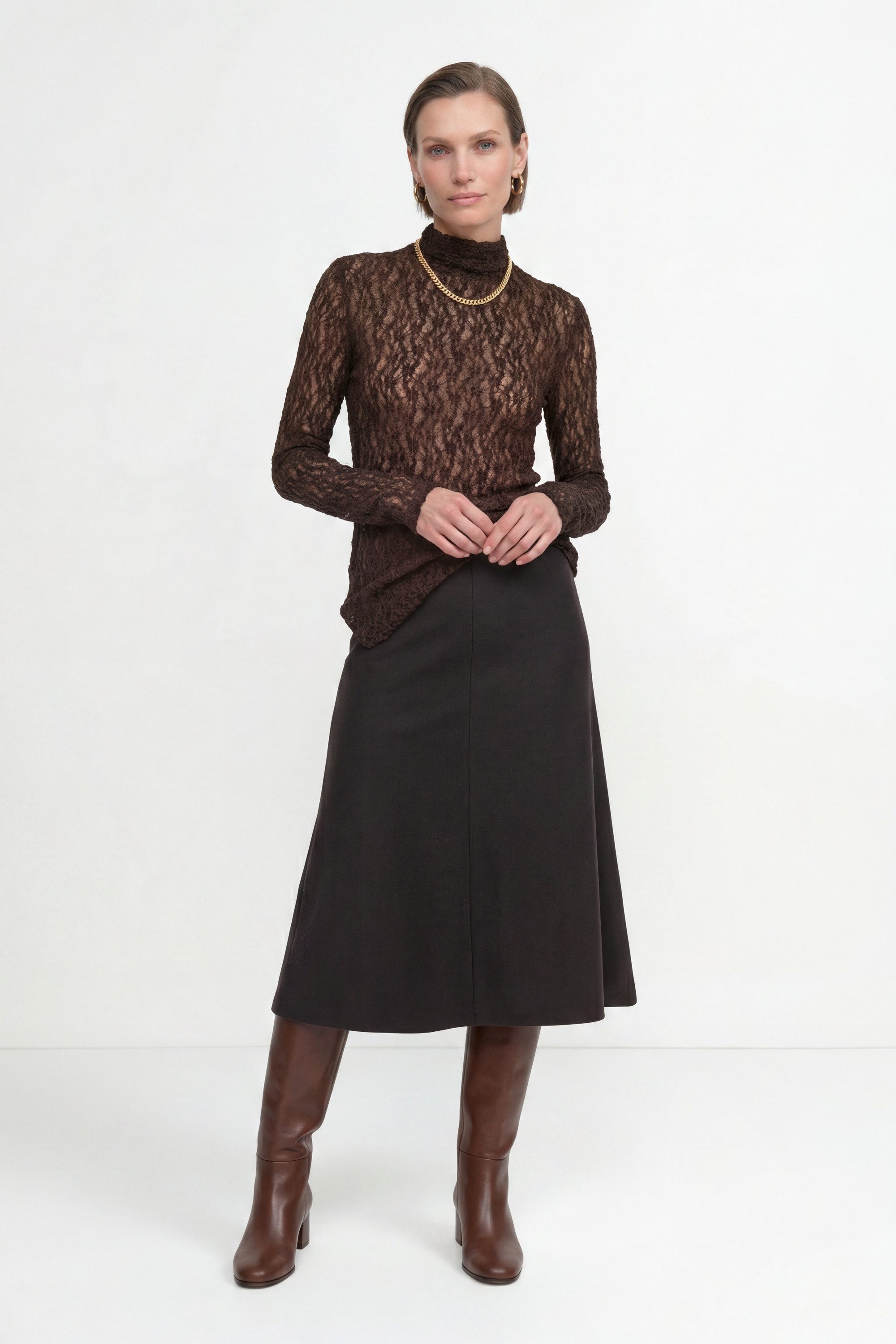 RICHROYAL Spitzenshirt
