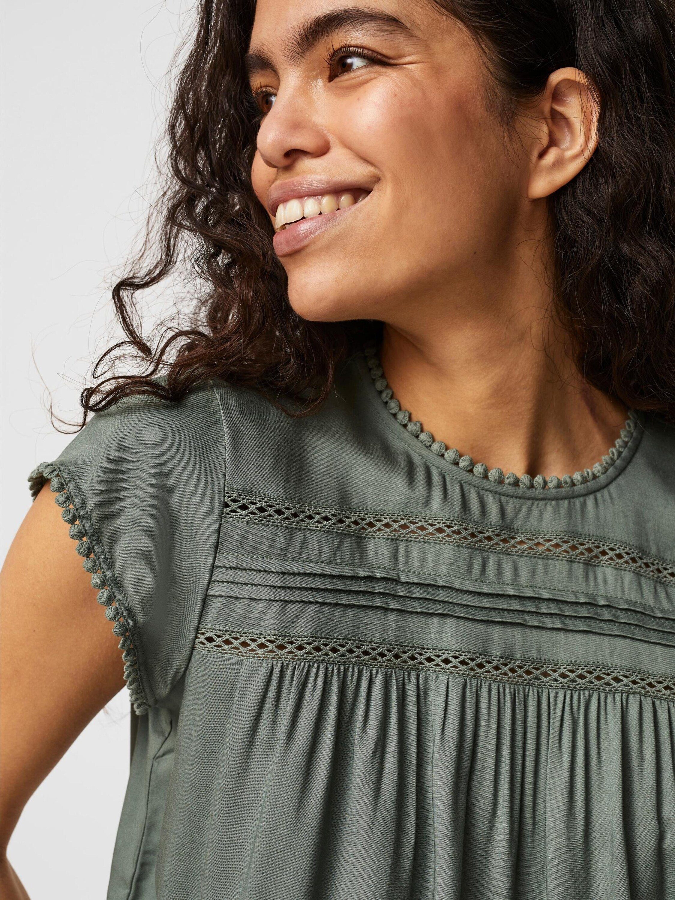 Vero Moda Kurzarmbluse Debbie (1-tlg) Cut-Outs – Bild 4 von 5